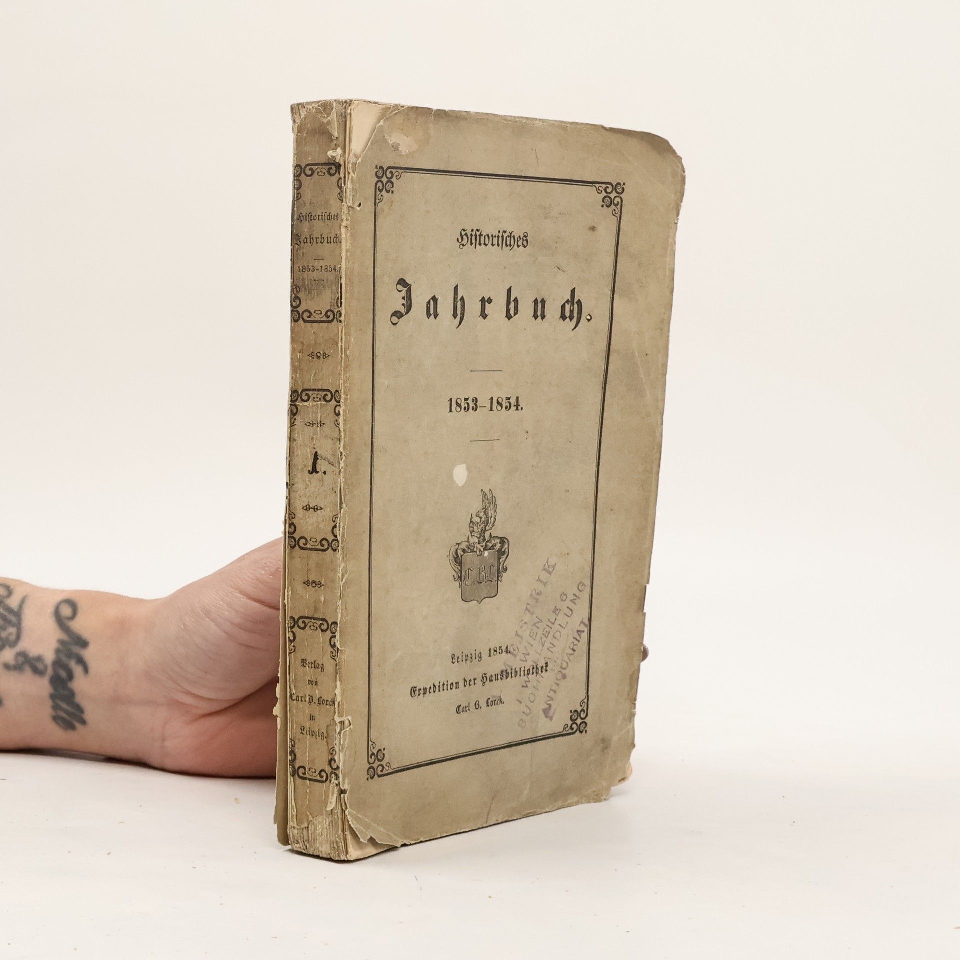 Various authors Historisches Jahrbuch 1853-1854