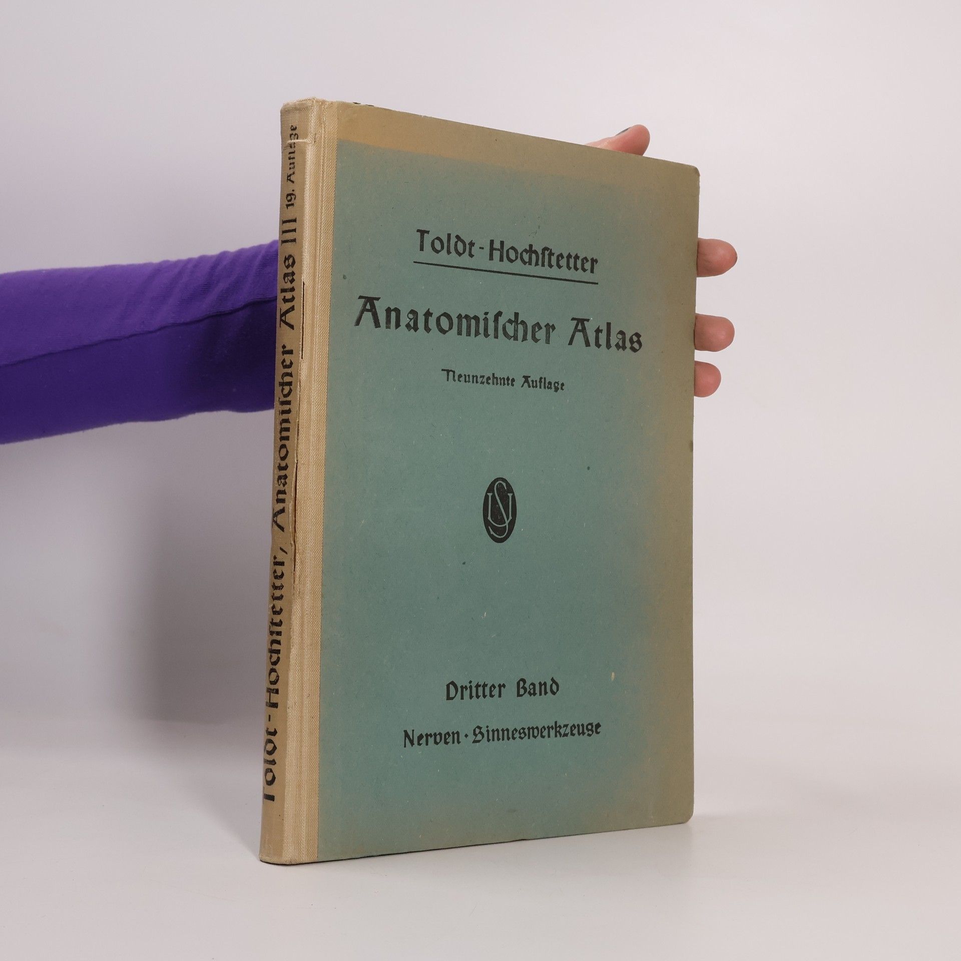 Toldt Hochstetter Toldts Anatomischer Atlas Dritter Band