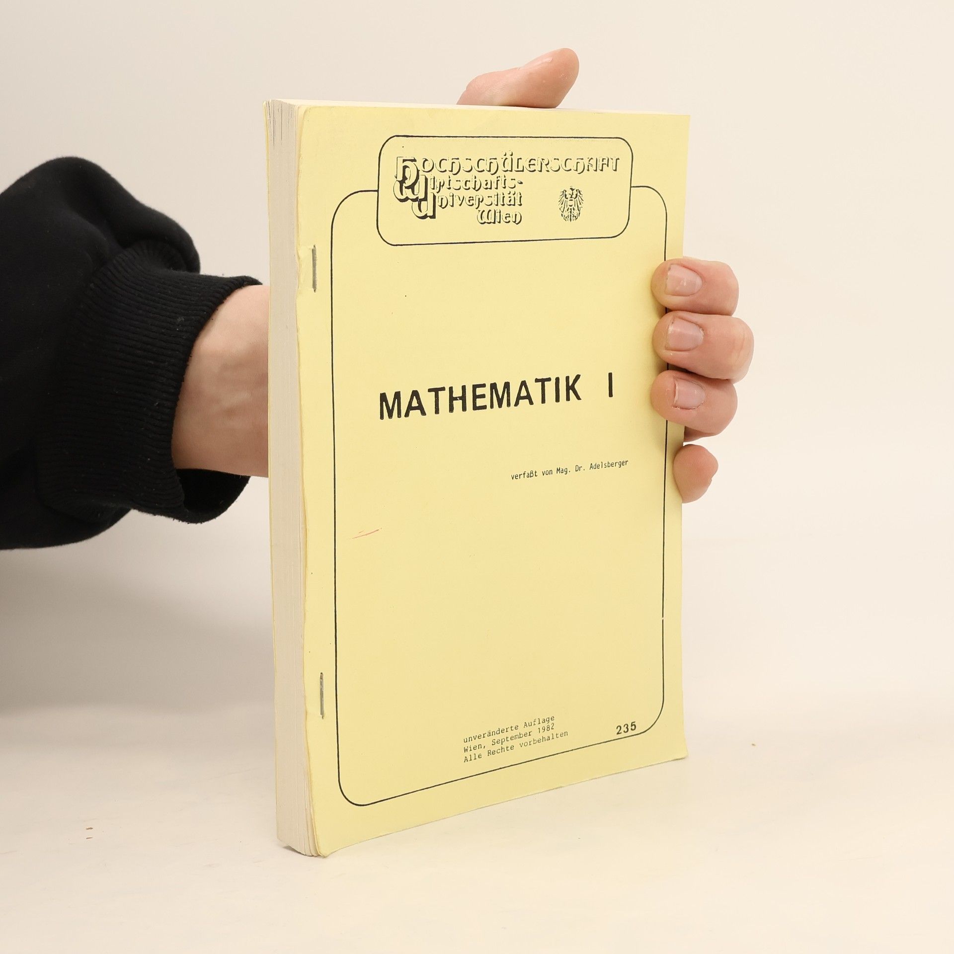 Heimo H. Adelsberger Mathematik I