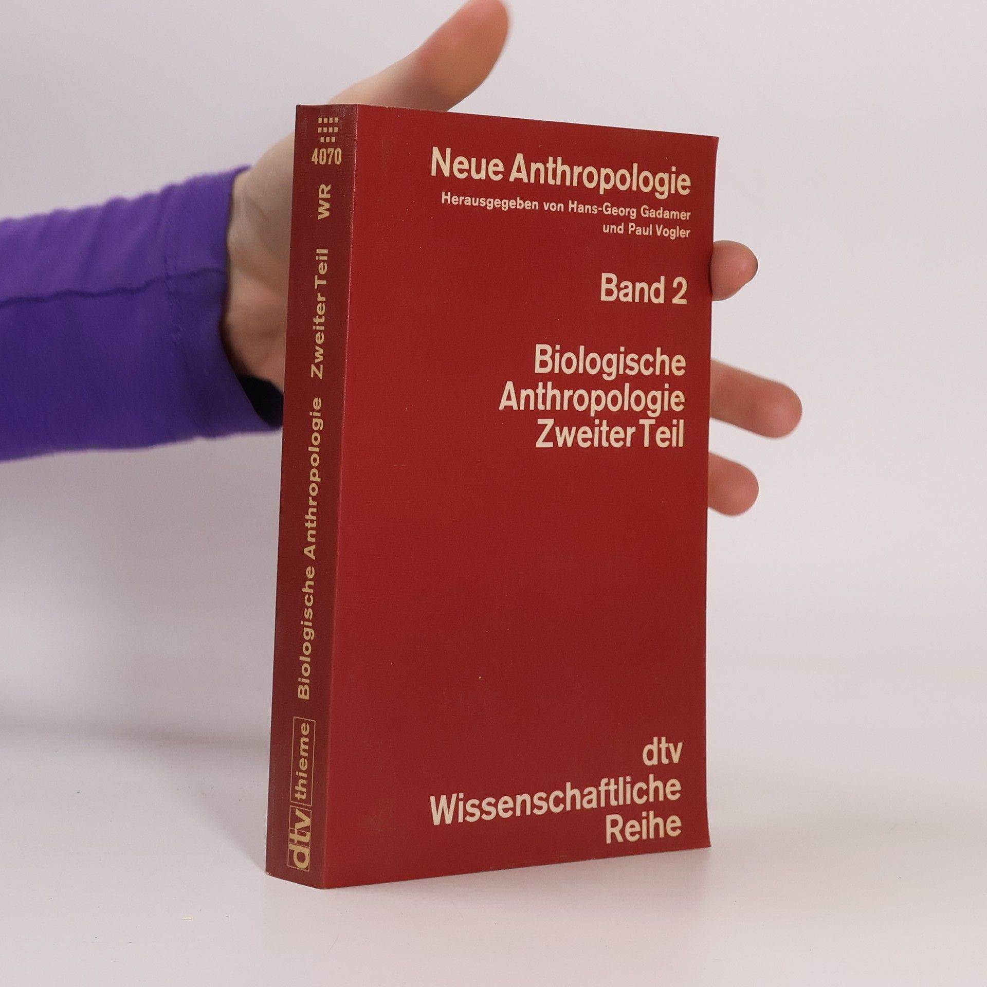 Wilhelm Doerr Biologische Anthropologie. Zweiter Teil