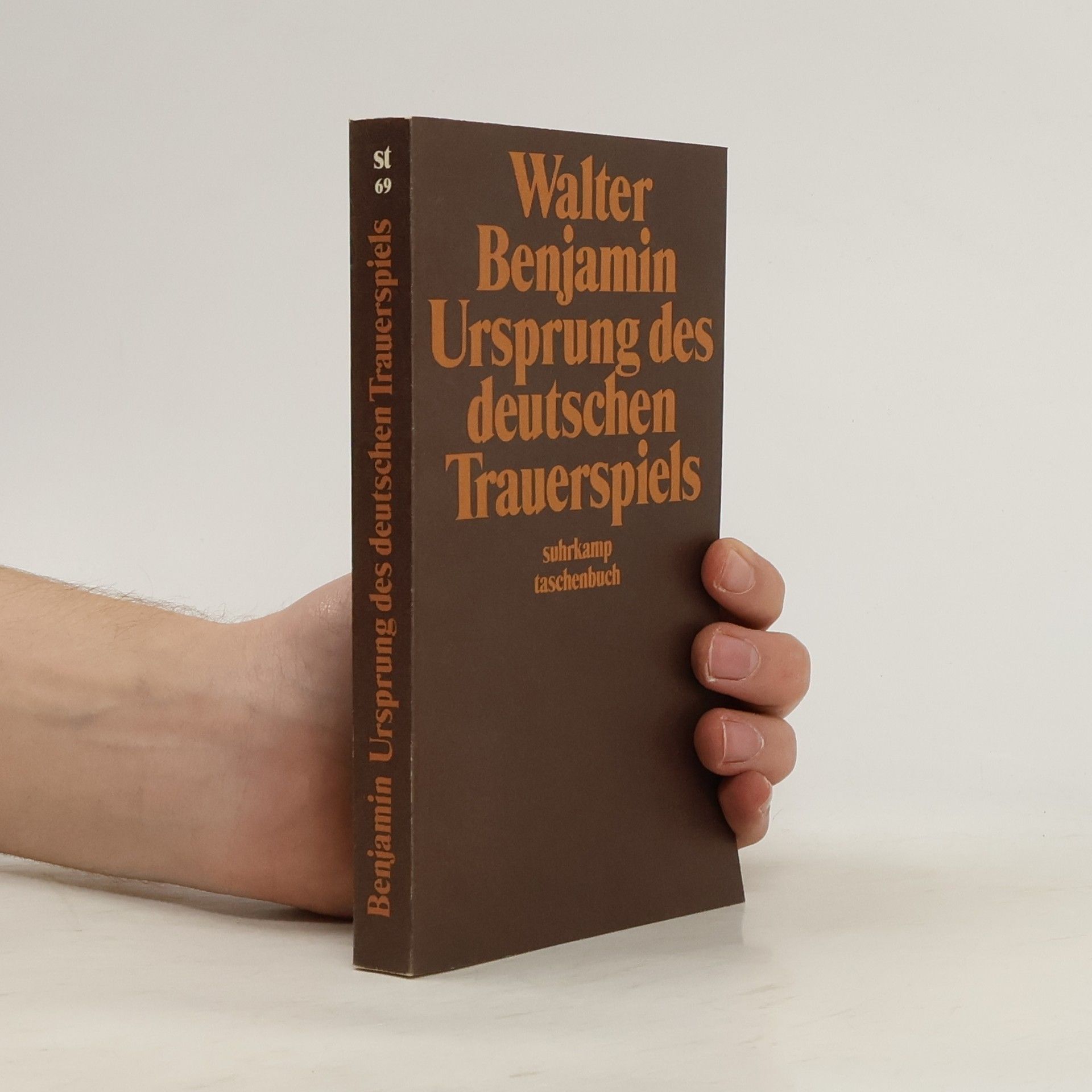 Walter Benjamin Ursprung des deutschen Trauerspiels