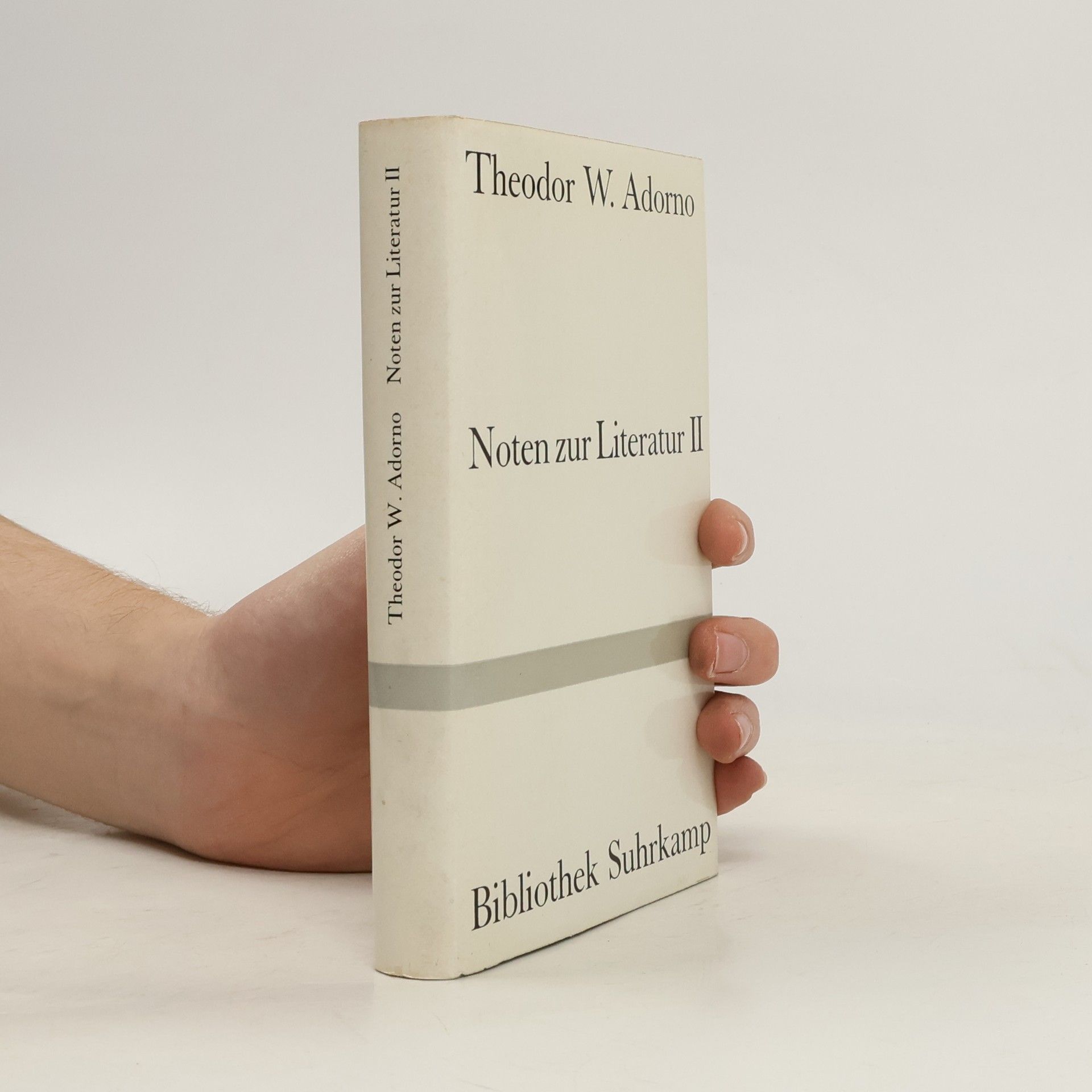 Theodor W. Adorno Noten zur Literatur II.