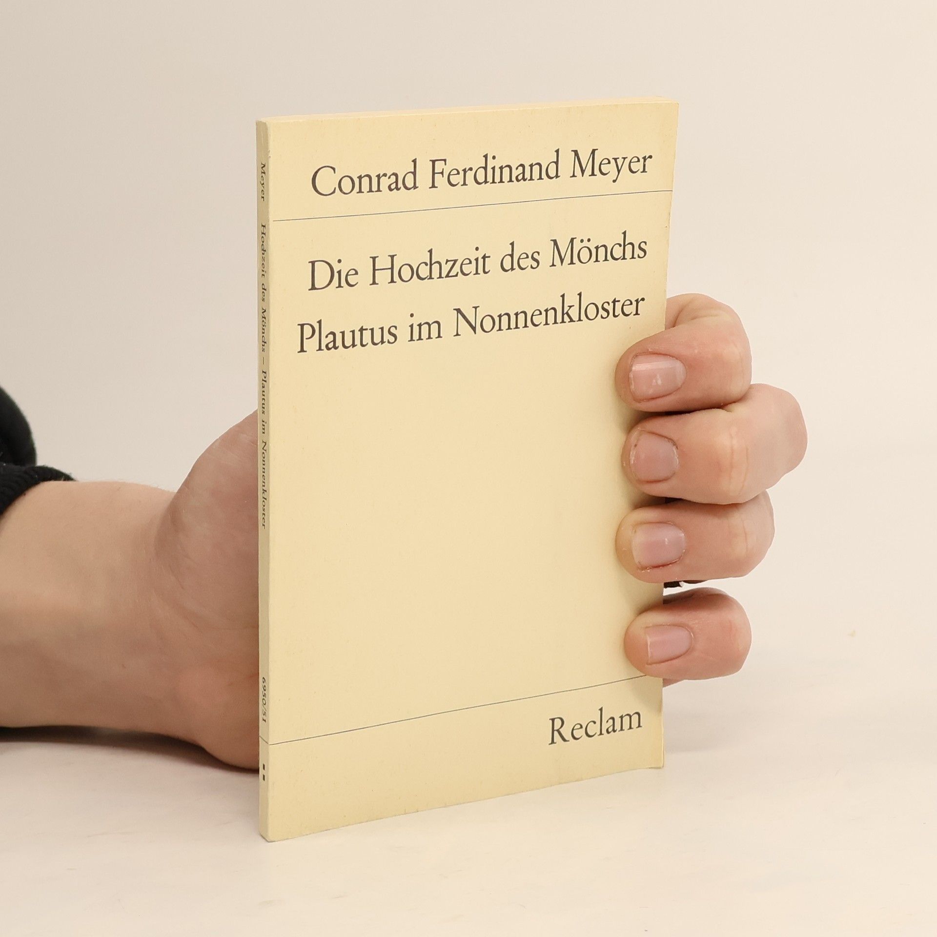 Conrad Ferdinand Meyer Die Hochzeit des Mönchs