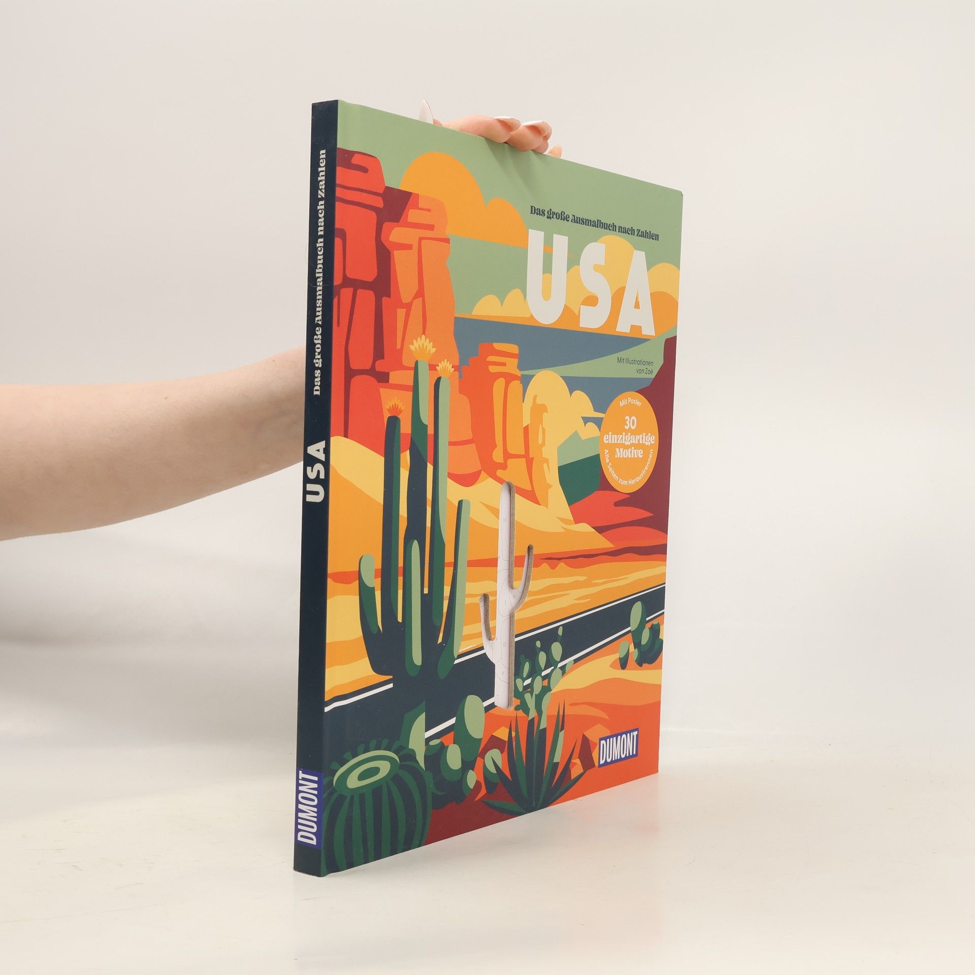 Zoé Viot USA - Das große Ausmalbuch nach Zahlen