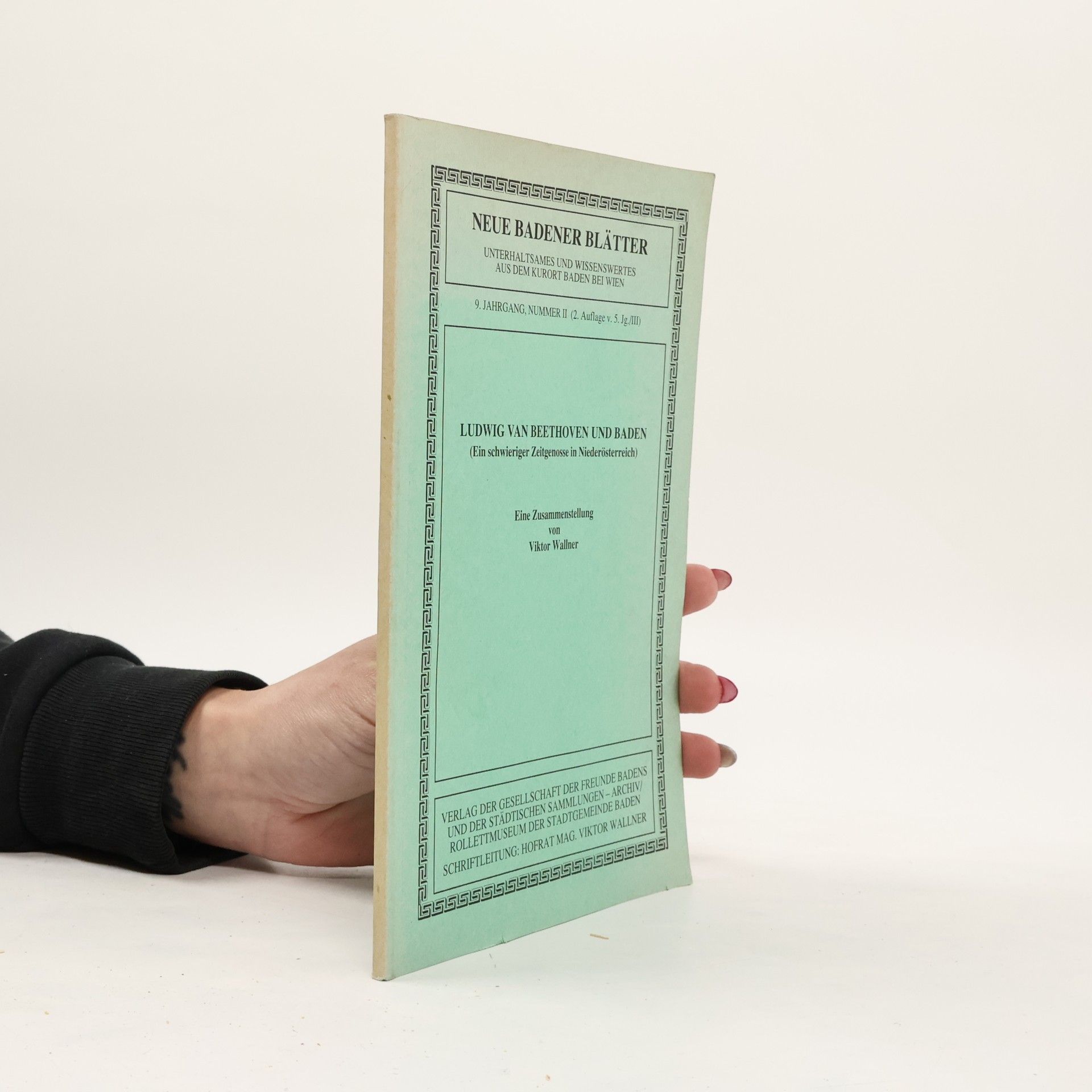 Viktor Wallner Ludwig van Beethoven und Baden