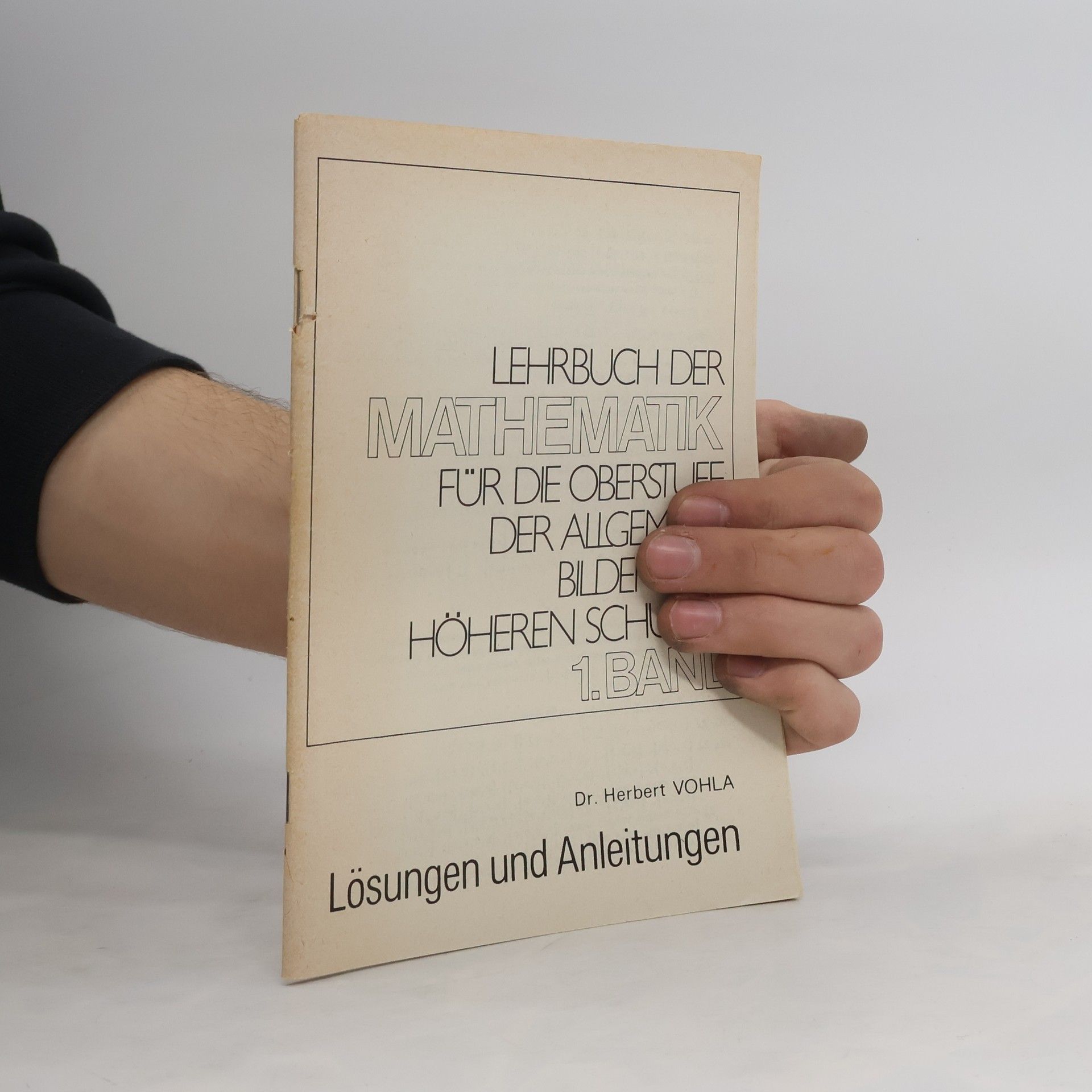 Various authors Lehrbuch der Mathematik für die Oberstufe der allgemeinbildenden höheren Schulen