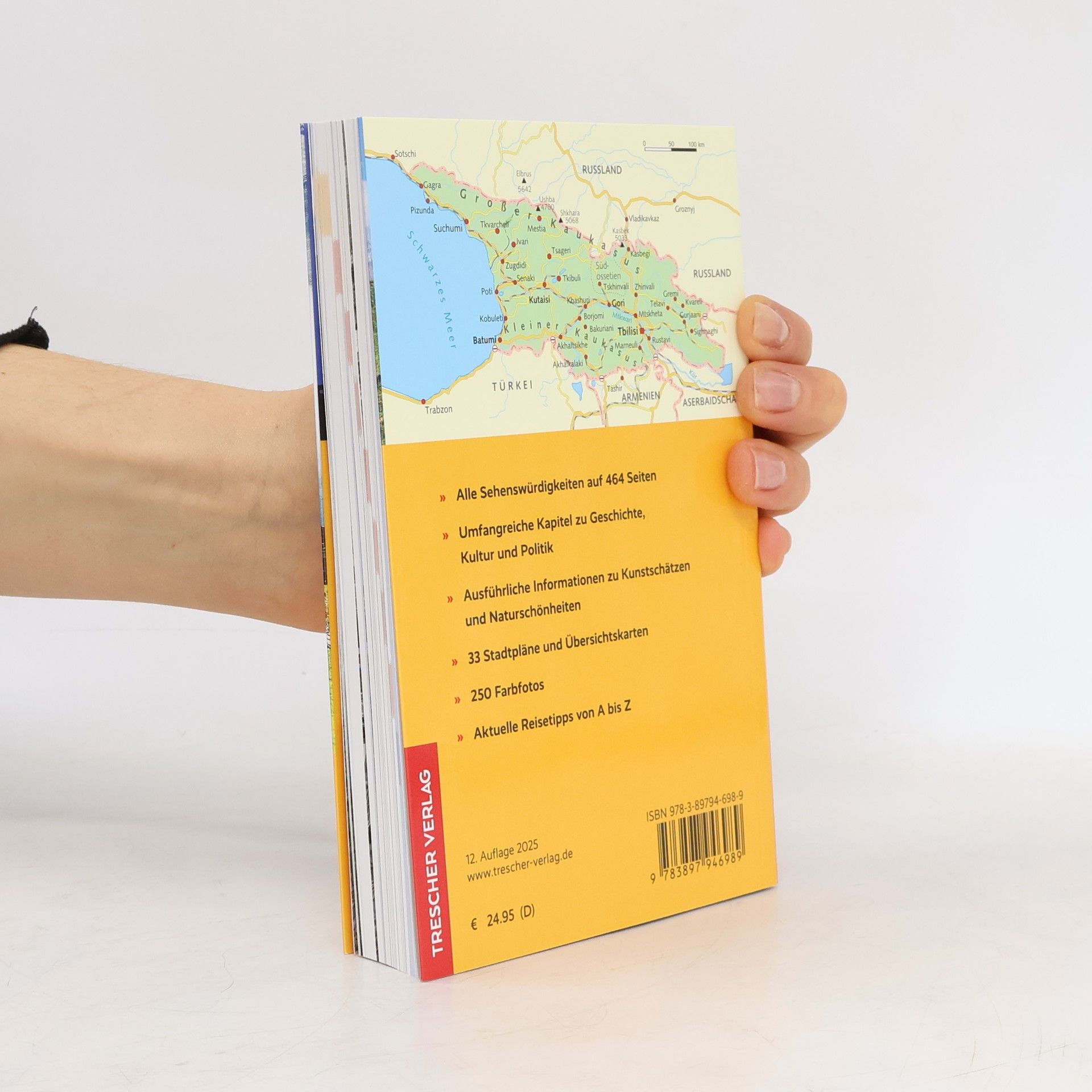 Giorgi Kvastiani TRESCHER Reiseführer Georgien. Mit Tblisi, Batumi, Kachetien, Kartli, Adscharien, Kolchis, Schwarzem Meer, Swanetien