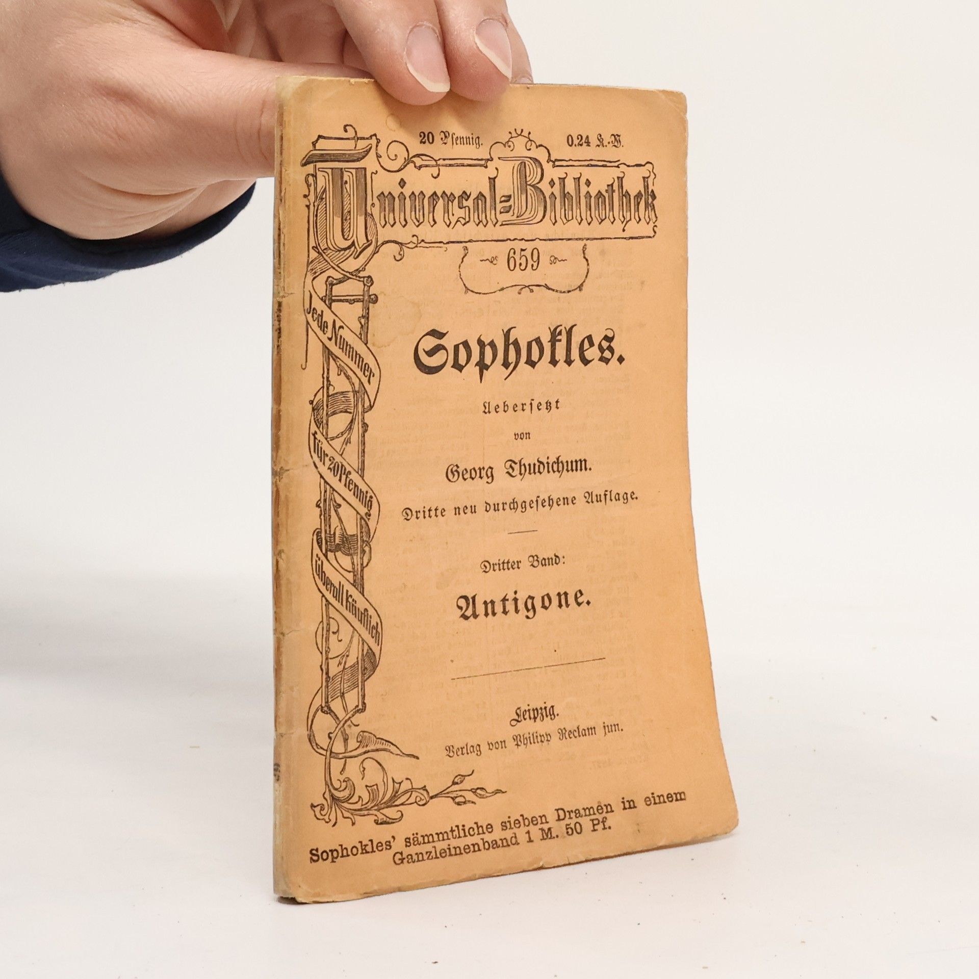 Georg Thudichum Sophokles