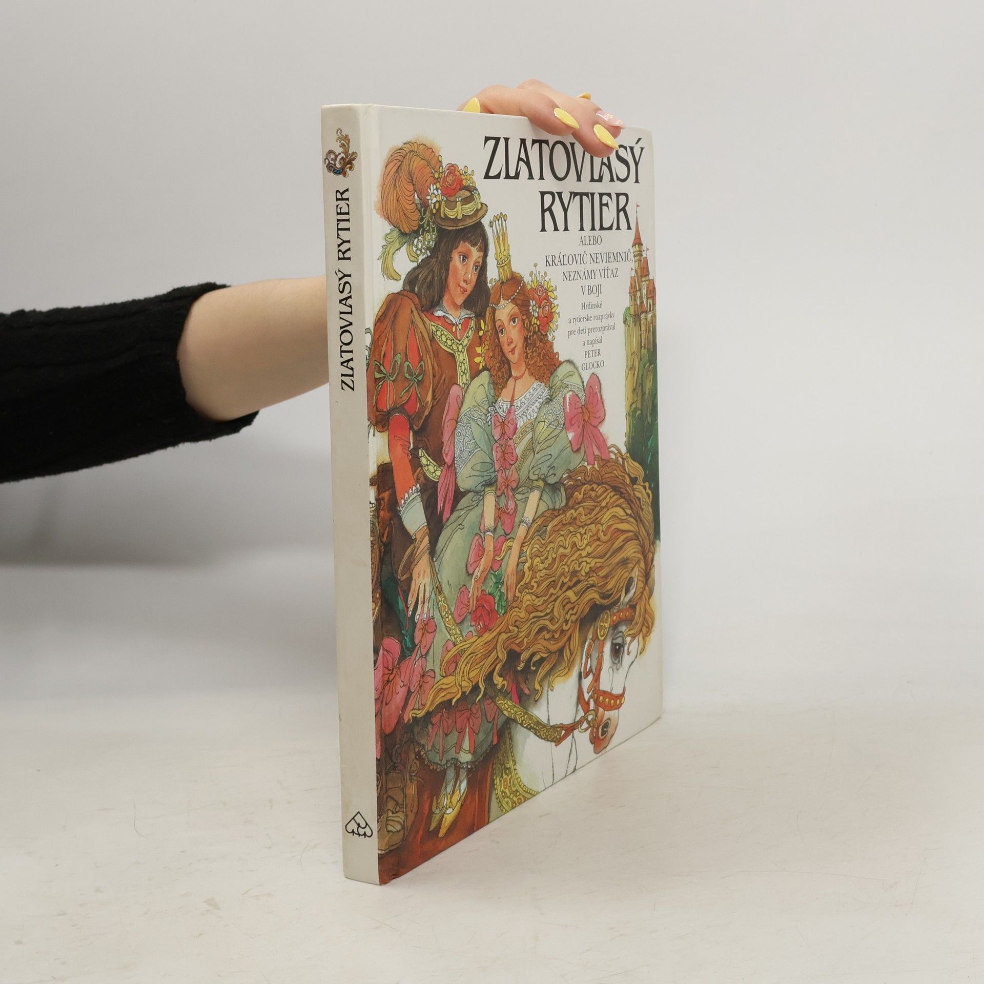 Peter Glocko Zlatovlasý rytier alebo Kráľovič Neviemnič, neznámy rytier v boji