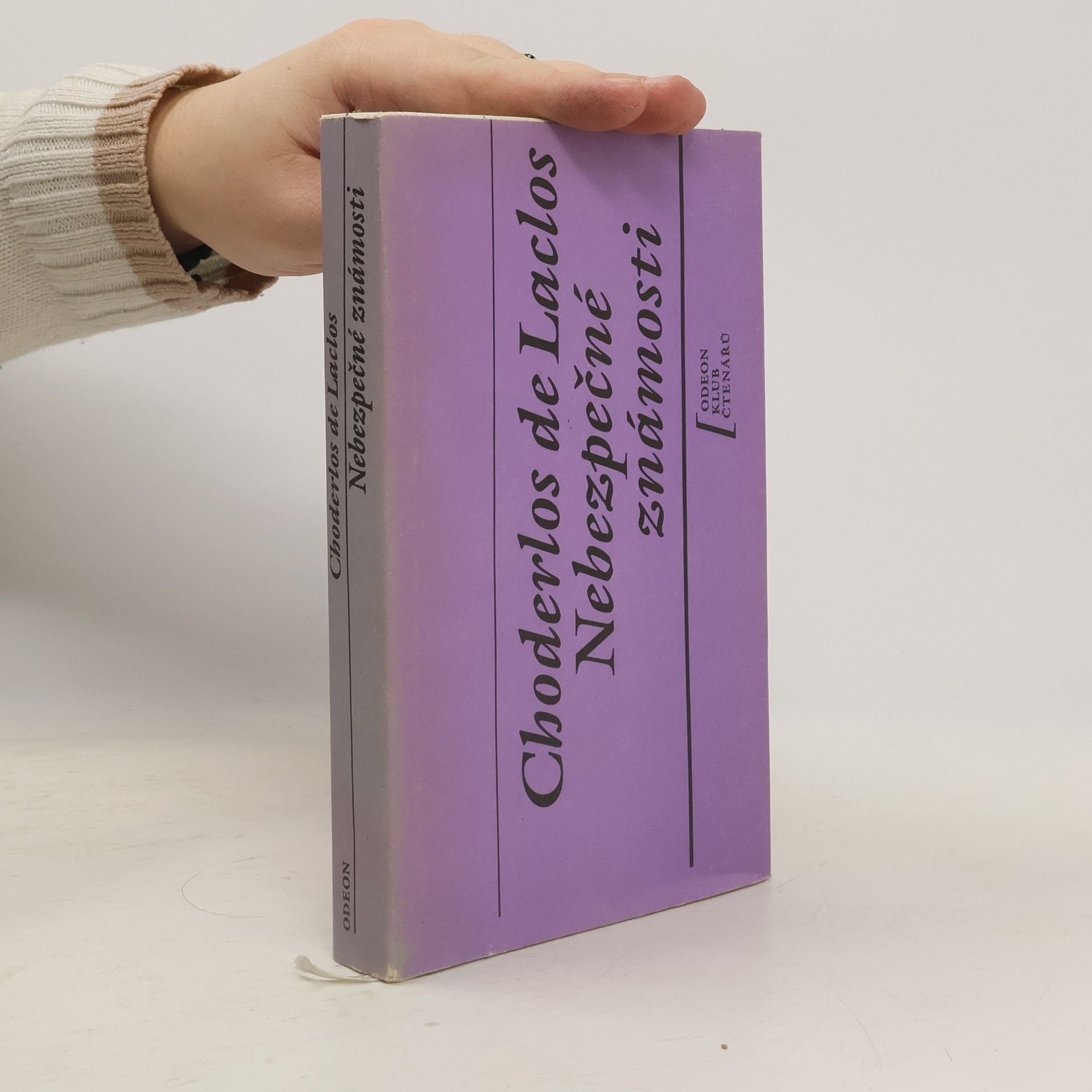 Pierre A. Fr. Choderlos De Laclos Nebezpečné známosti