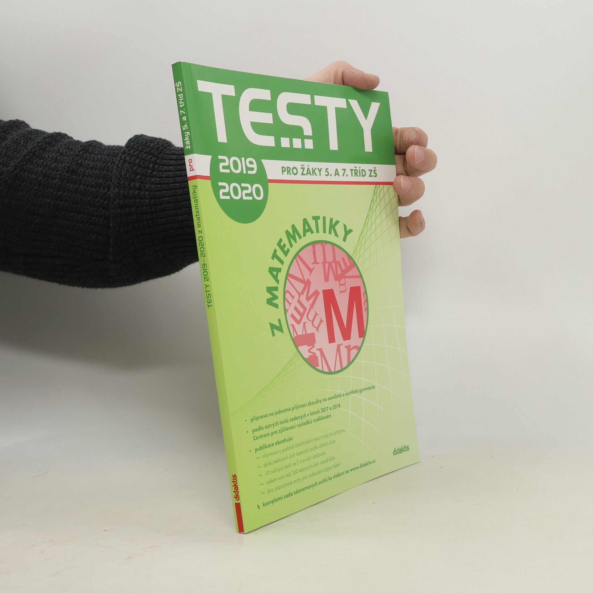 Kolektiv autorů Testy ... z matematiky: Pro žáky 5. a 7. tříd ZŠ 2019-2020