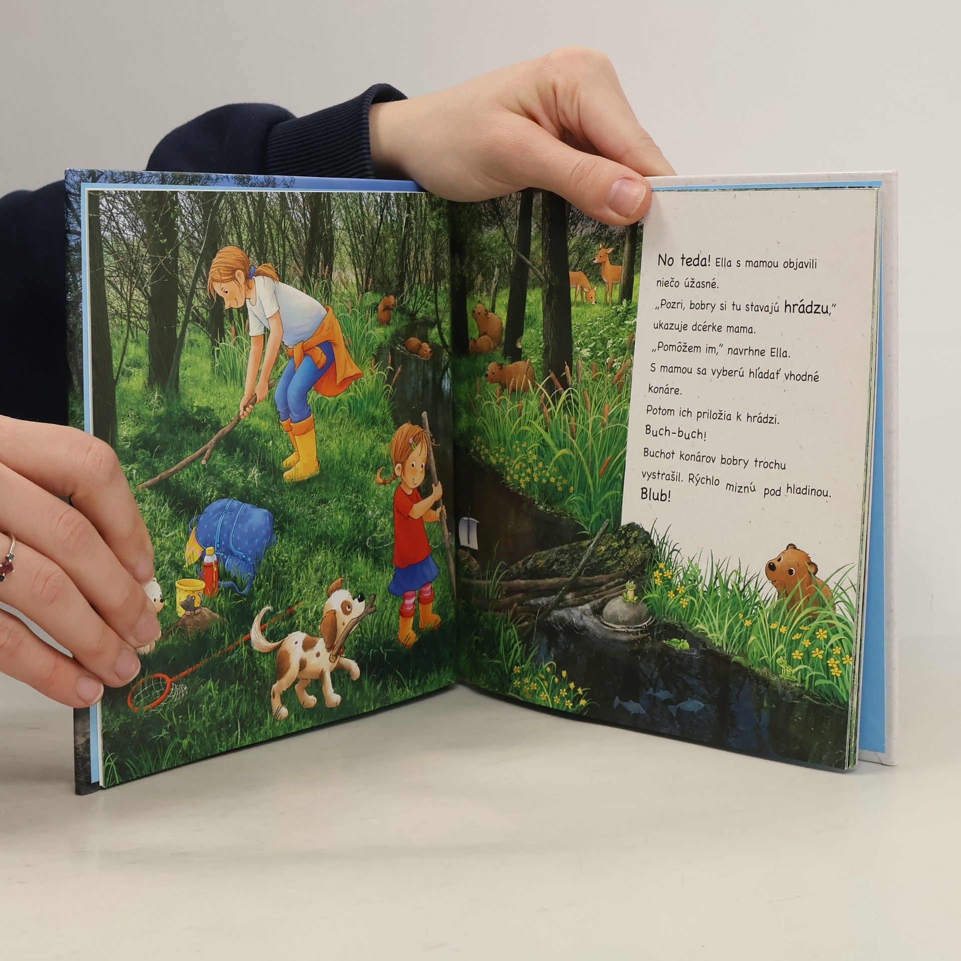 Autorenkollektiv Ella objavuje svet pri potôčiku a v záhrade