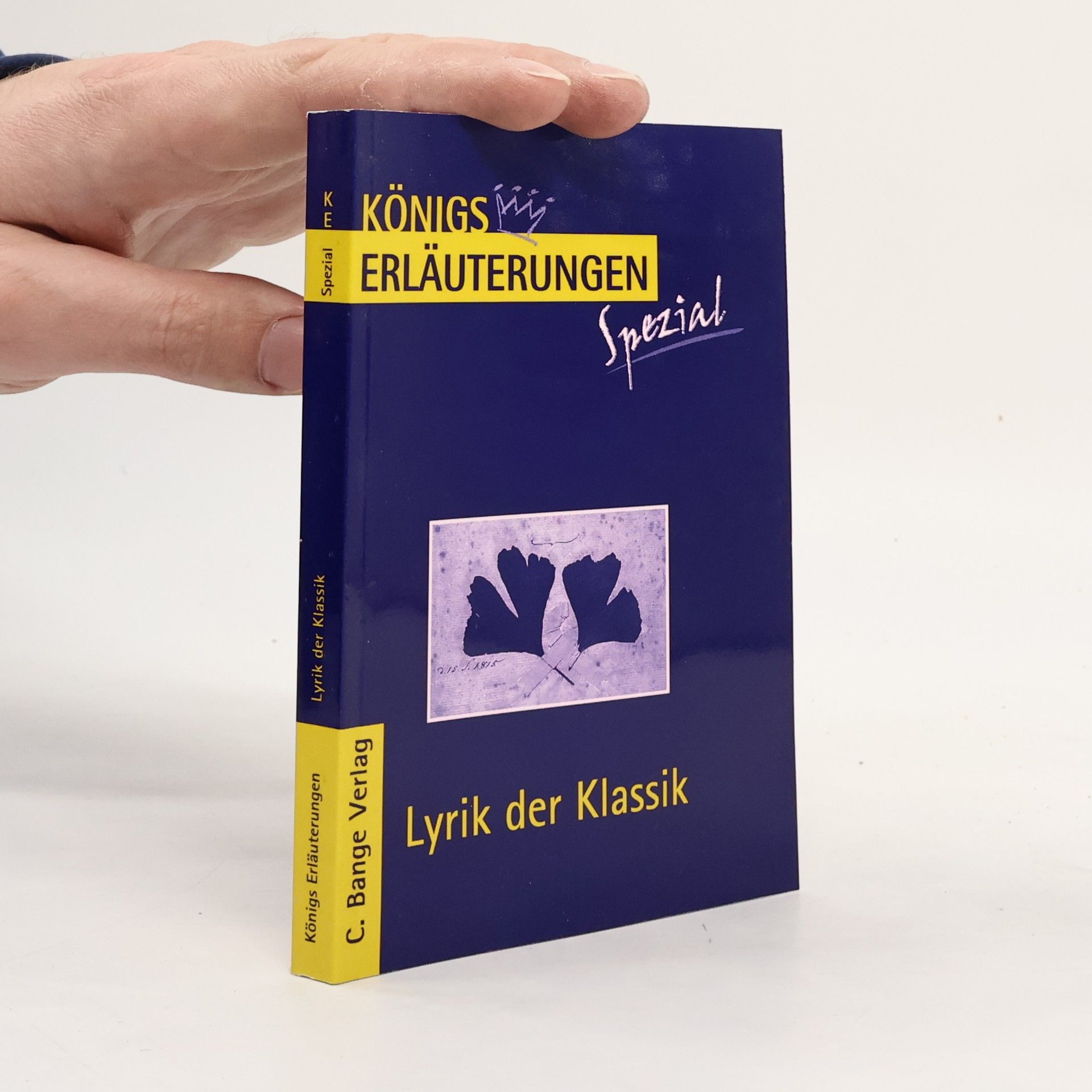 Gudrun Blecken Erläuterungen zu Lyrik der Klassik