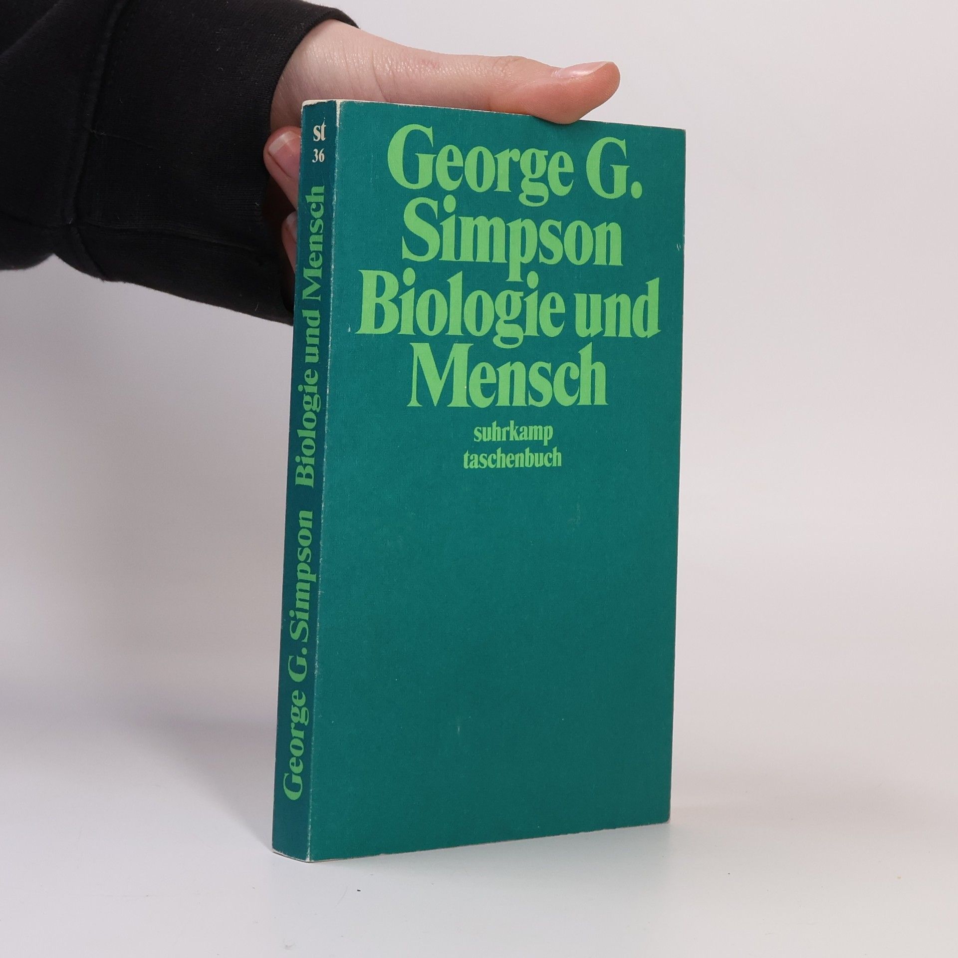 George Gaylord Simpson Biologie und Mensch