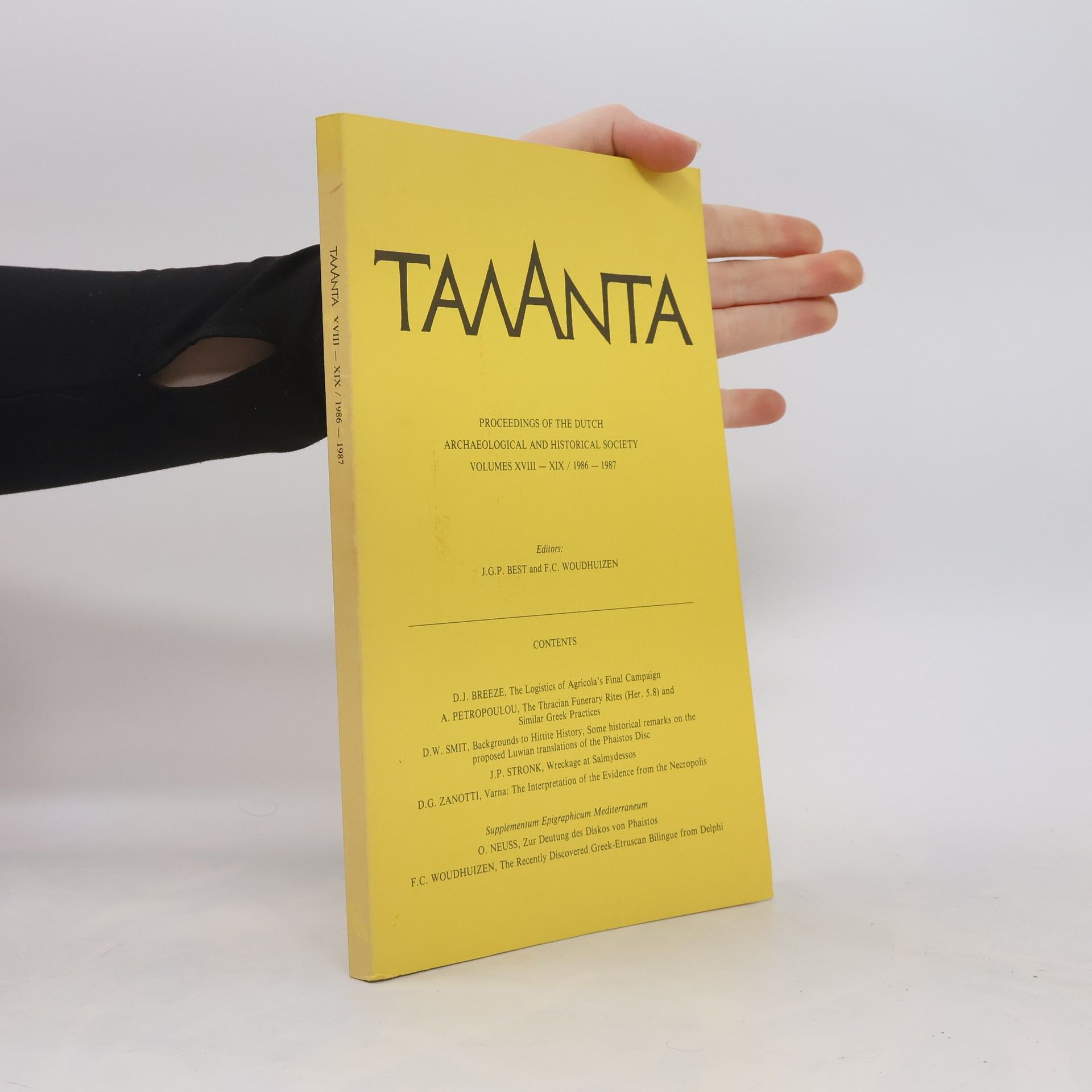 Autorenkollektiv Τalanta XVIII-XIX