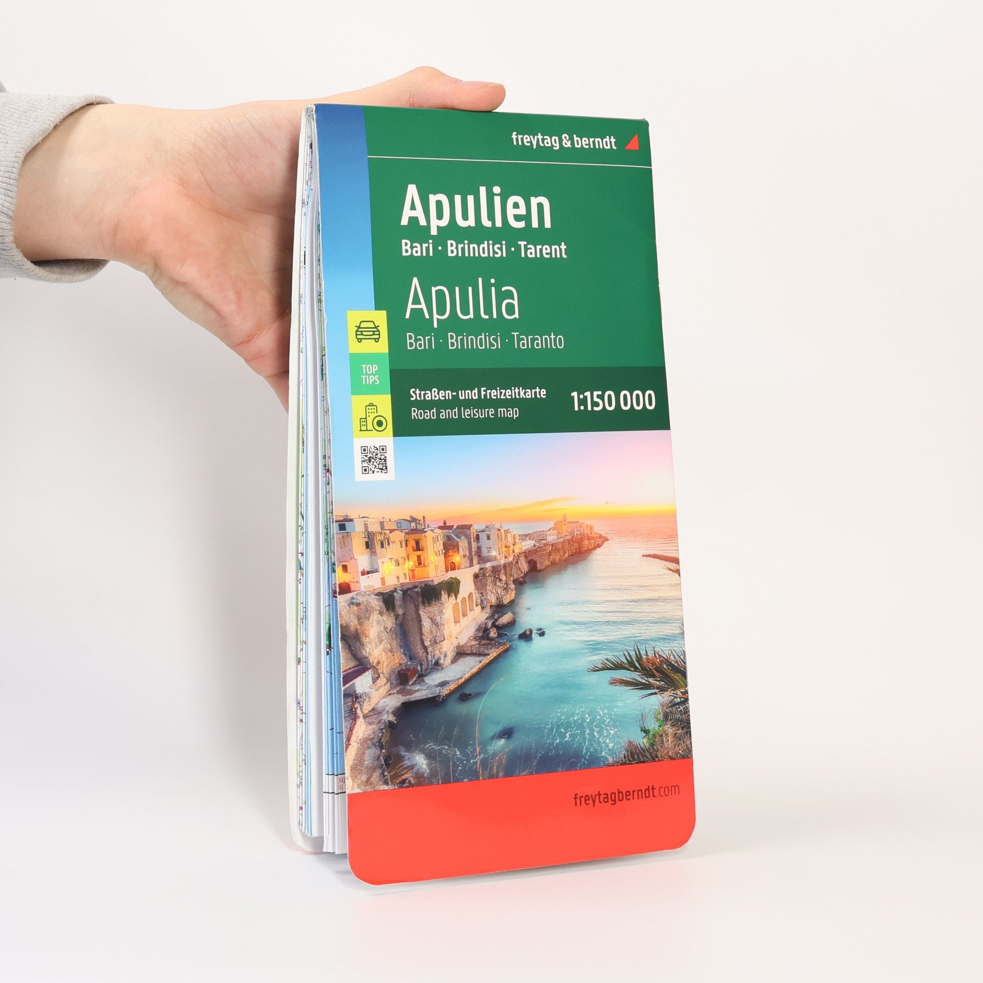 Freytag&Berndt Apulien, Straßen- und Freizeitkarte 1:150.000, freytag & berndt