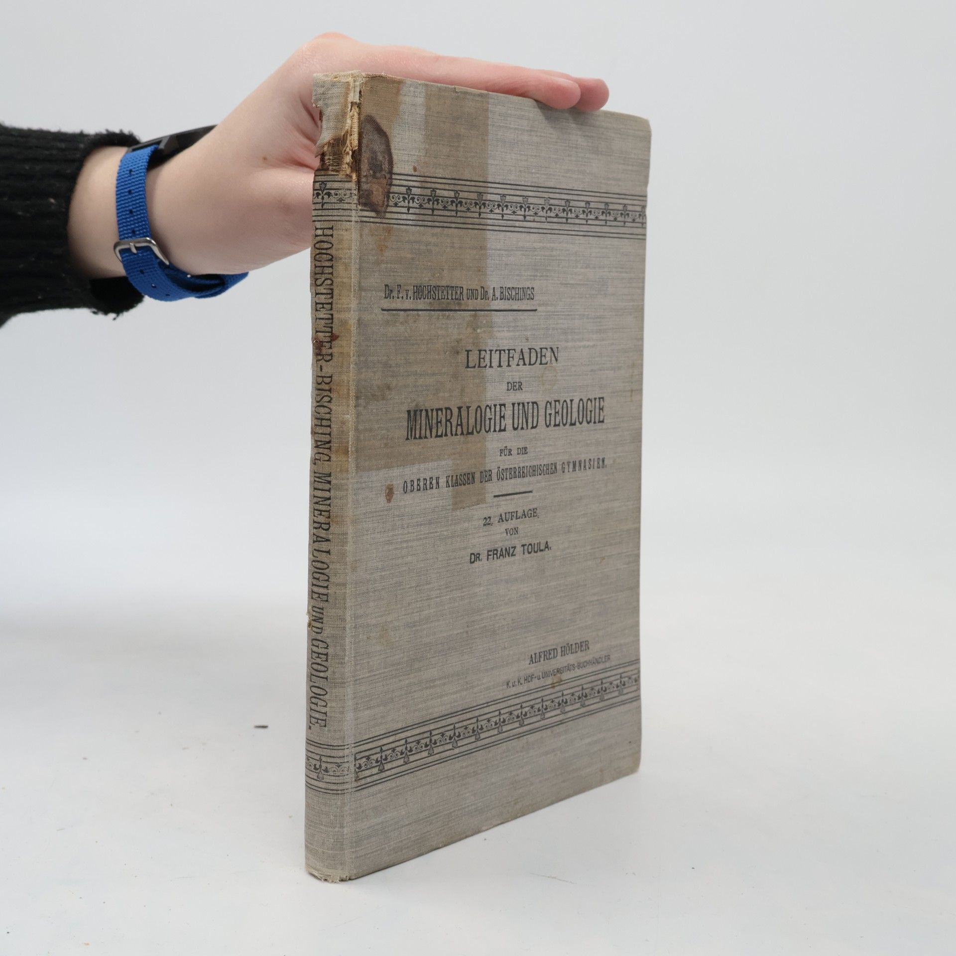 Franz Toula Leitfaden der Mineralogie und Geologie