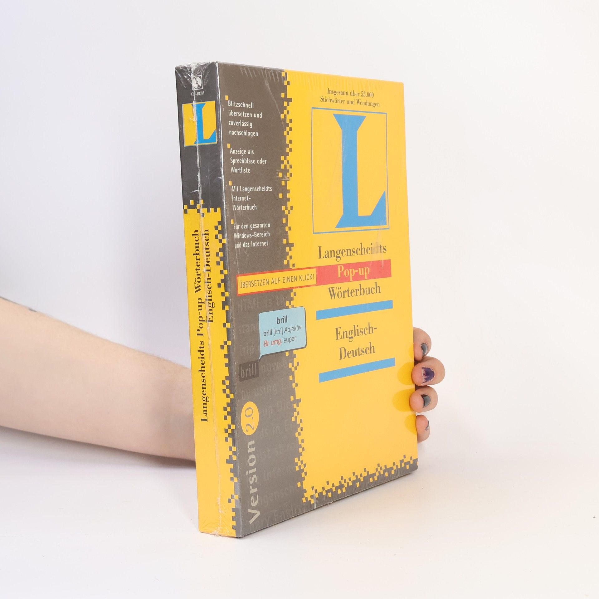 Kolektiv autorů Langenscheidts Pop-up Wörterbuch Englisch-Deutsch