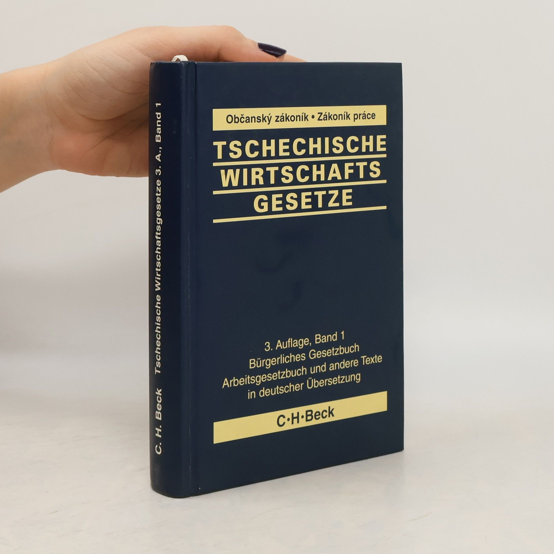 Kolektív autorov Tschechische Wirtschaftsgesetze 3. A., Band 1