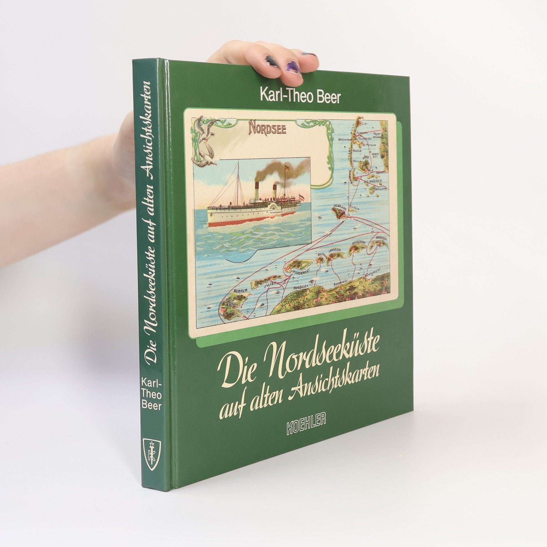 Karl-Theo Beer Die Nordseekueste auf alten Ansichtskarten