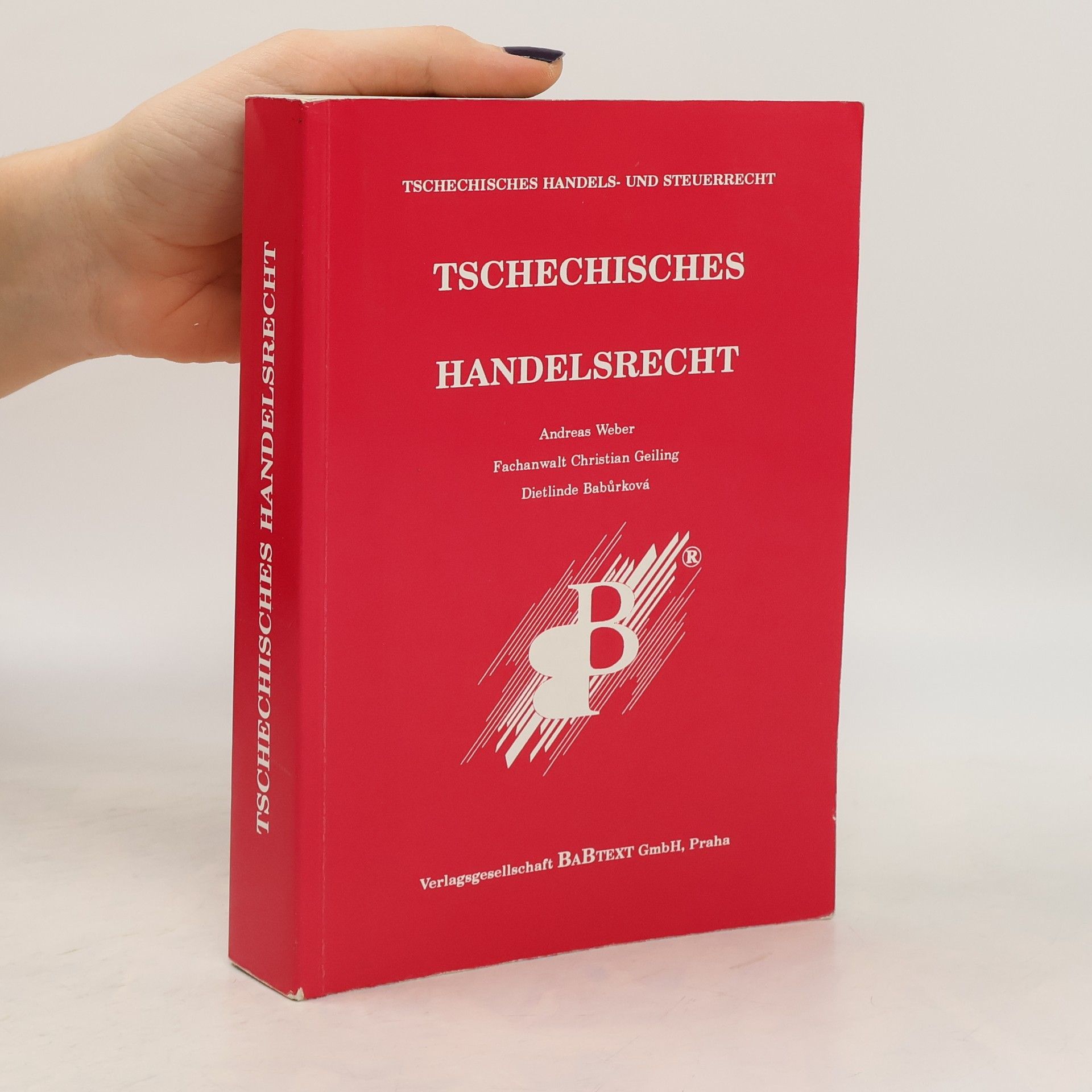 Jörg-Andreas Weber Tschechisches Handelsrecht