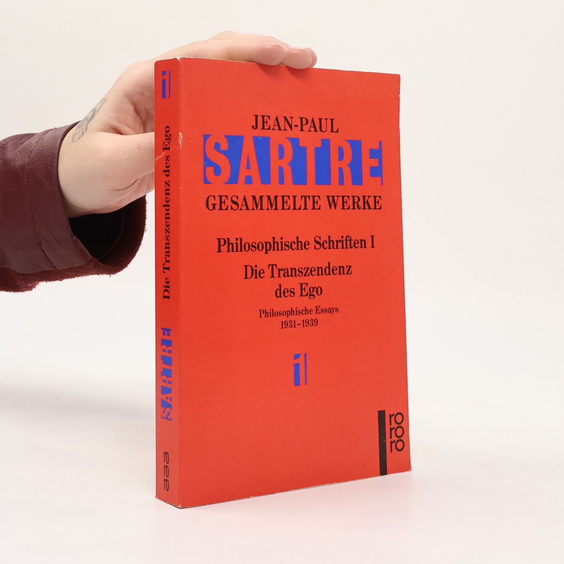 Jean Paul Sartre Gesammelte Werke, Philosophische Schriften 1, 4 Bde. u. 1 Beih.