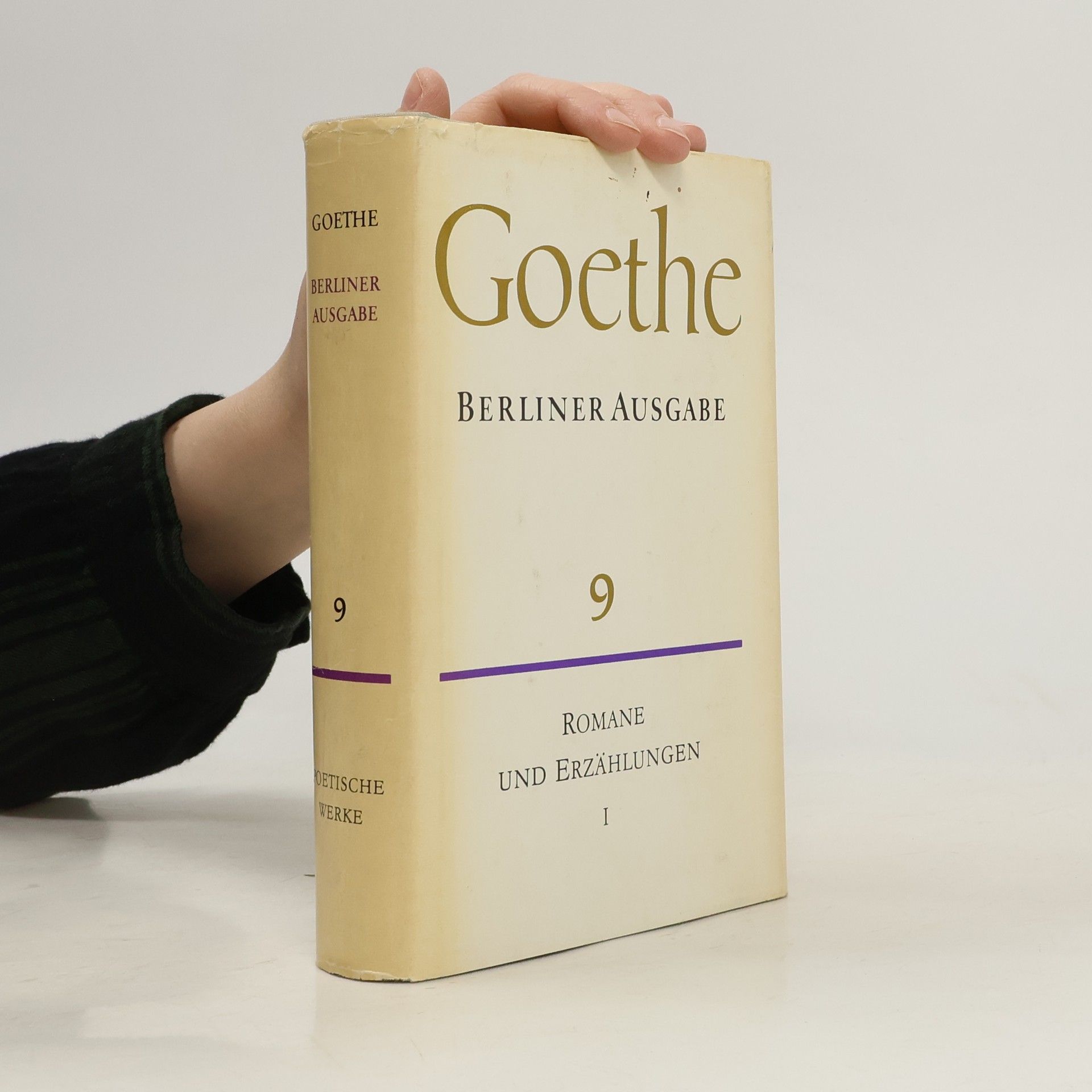 Johann Wolfgang von Goethe Berliner Ausgabe 9: Romane und Erzählungen I
