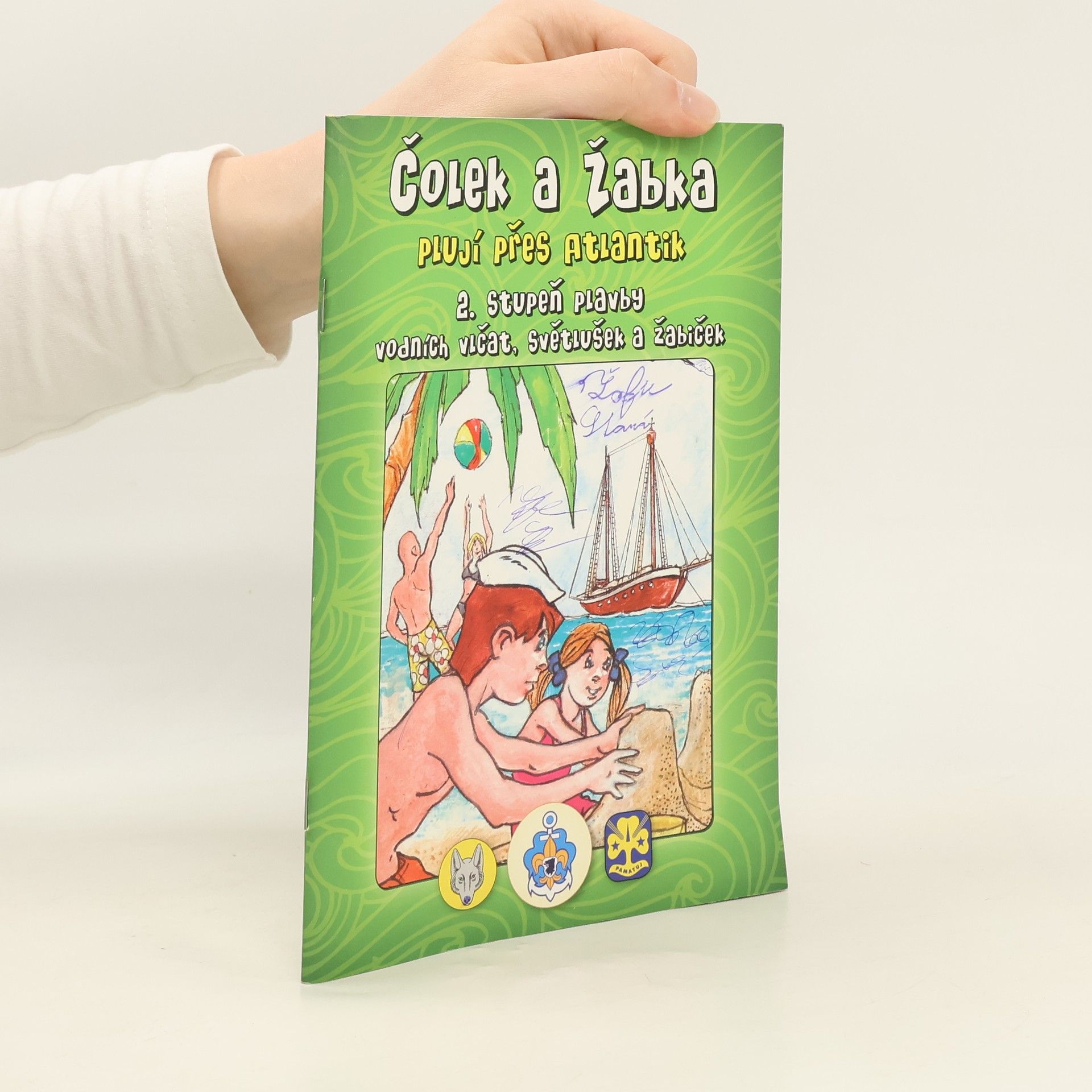 Autorenkollektiv Čolek a Žabka plují přes Atlantik