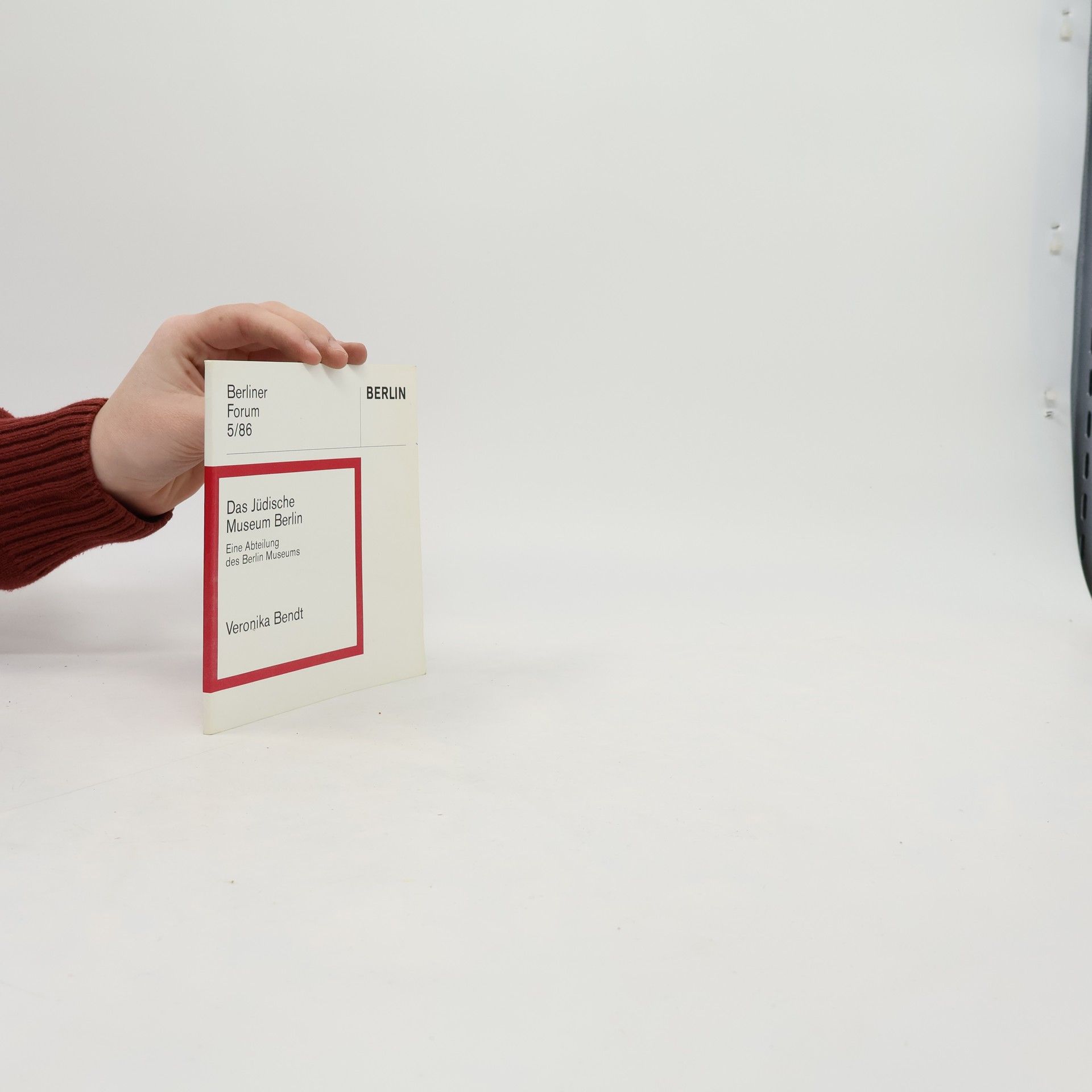 Veronika Bendt Berliner Forum 5/86. Das Jüdische Museum Berlin