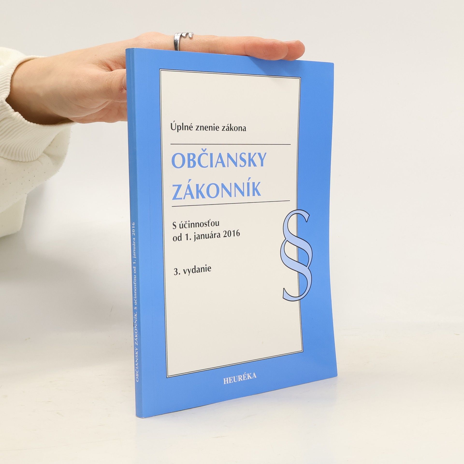 Various authors Občiansky zákonník s účinnosťou od 1. januára 2016