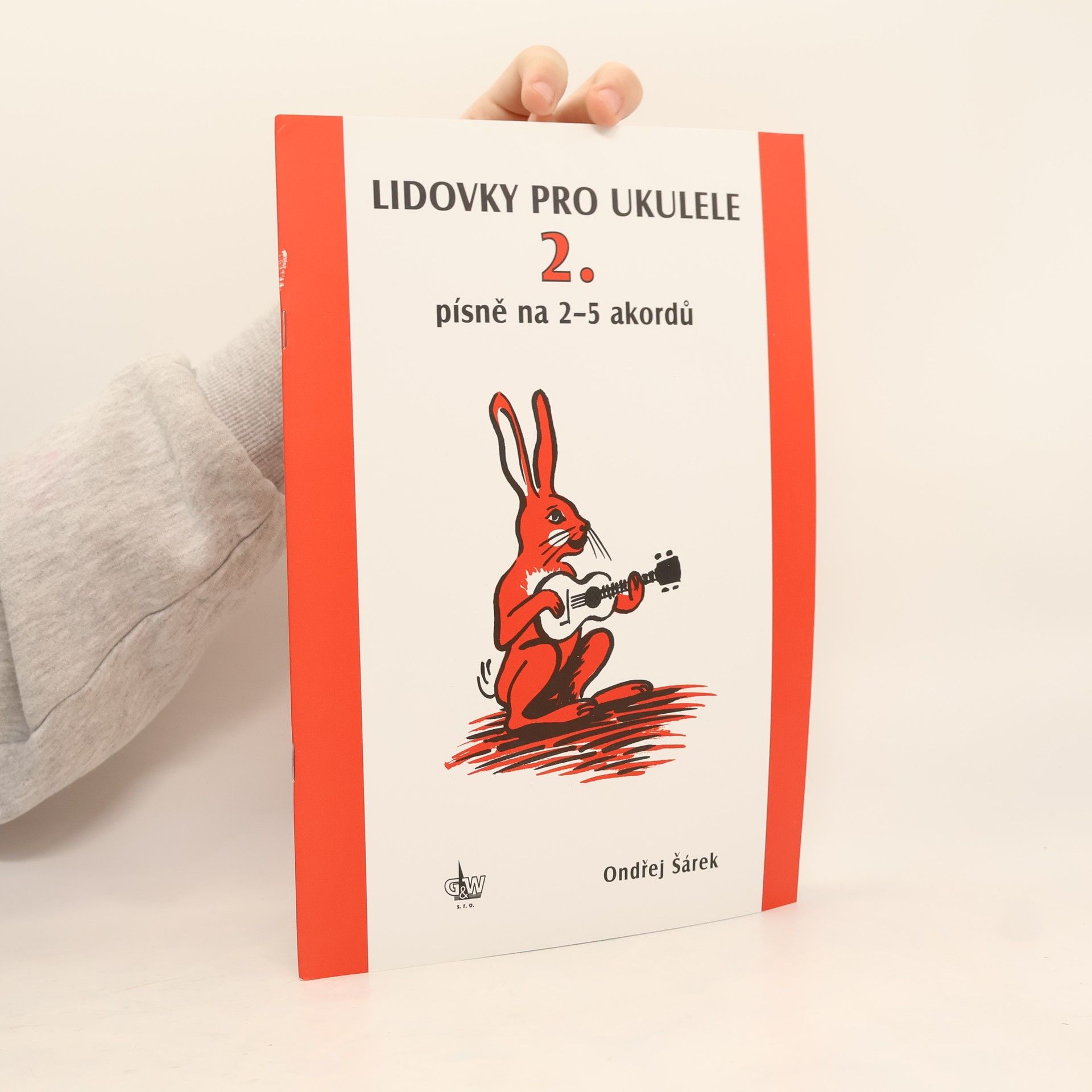 výroba hudeb.nástrojů G+W Lidovky a další písně pro ukulele na 2–5 akordů