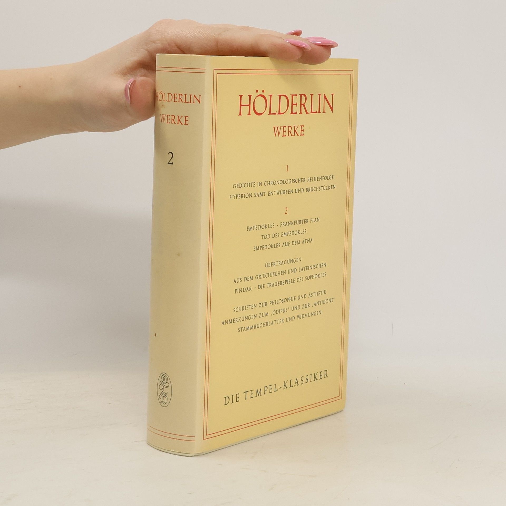 Autorenkollektiv Hölderlin Werke 2
