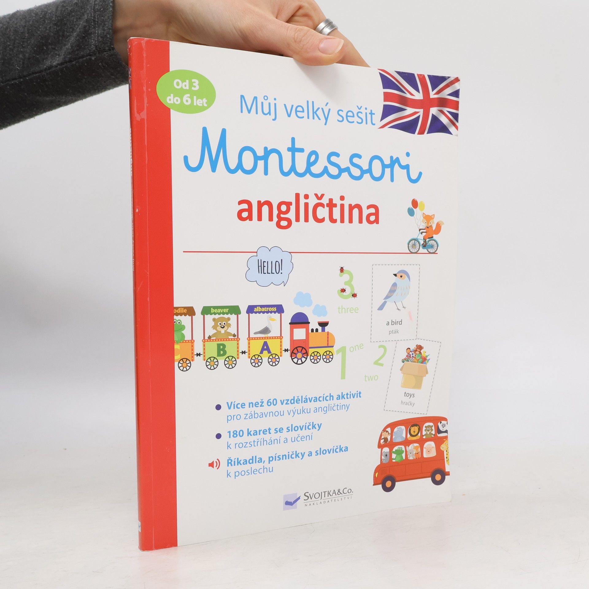 Lydie Barusseau Můj velký sešit Montessori. Angličtina