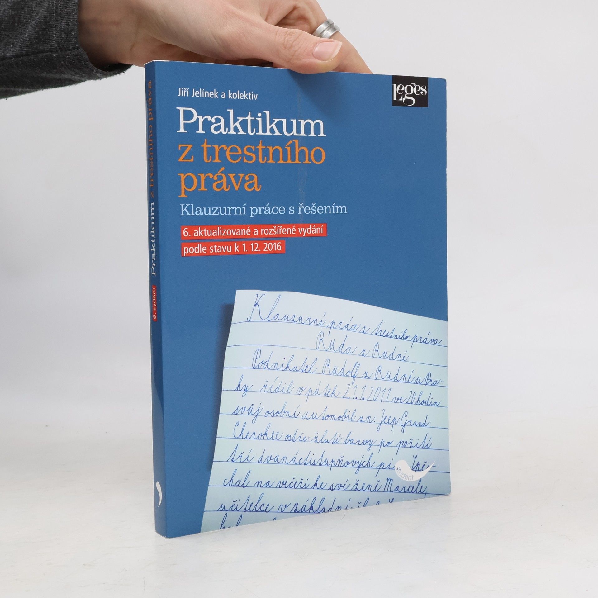 Praktikum z trestního práva: klauzurní práce s řešením