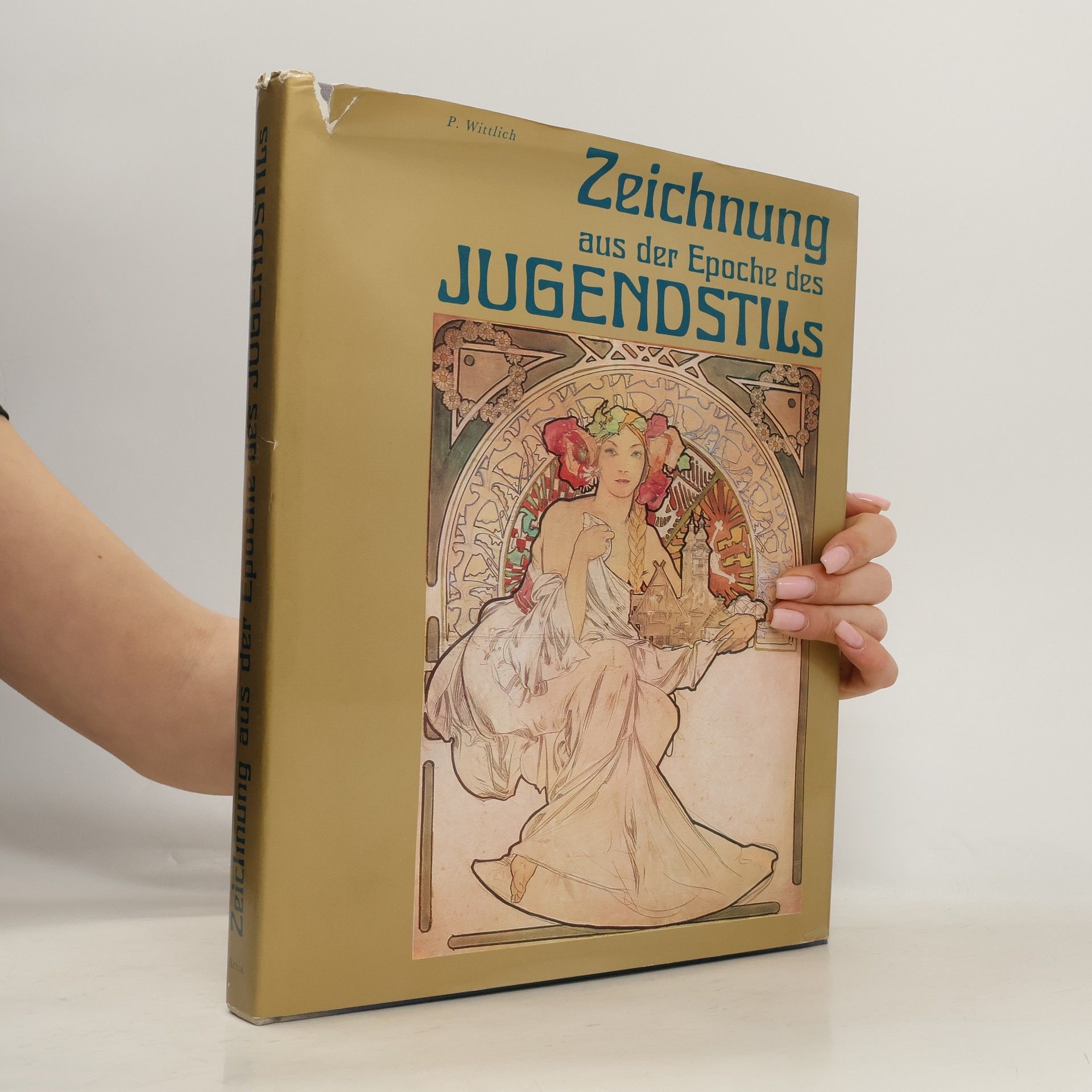 Petr Wittlich Zeichnung aus der Epoche des Jugendstils (podpis Prokopa Paula)