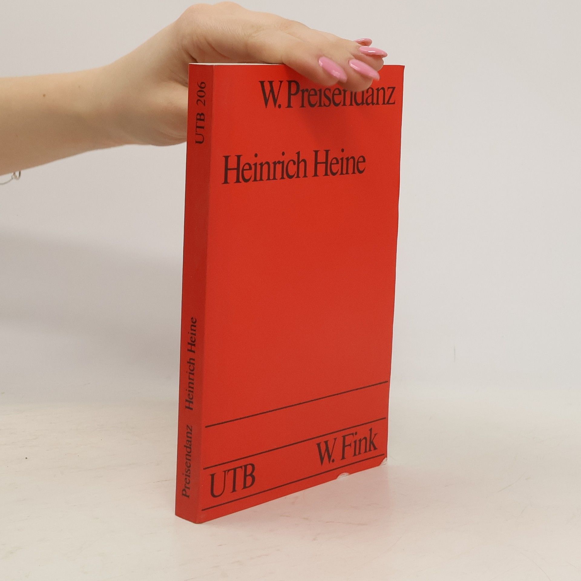 Wolfgang Preisendanz Heinrich Heine