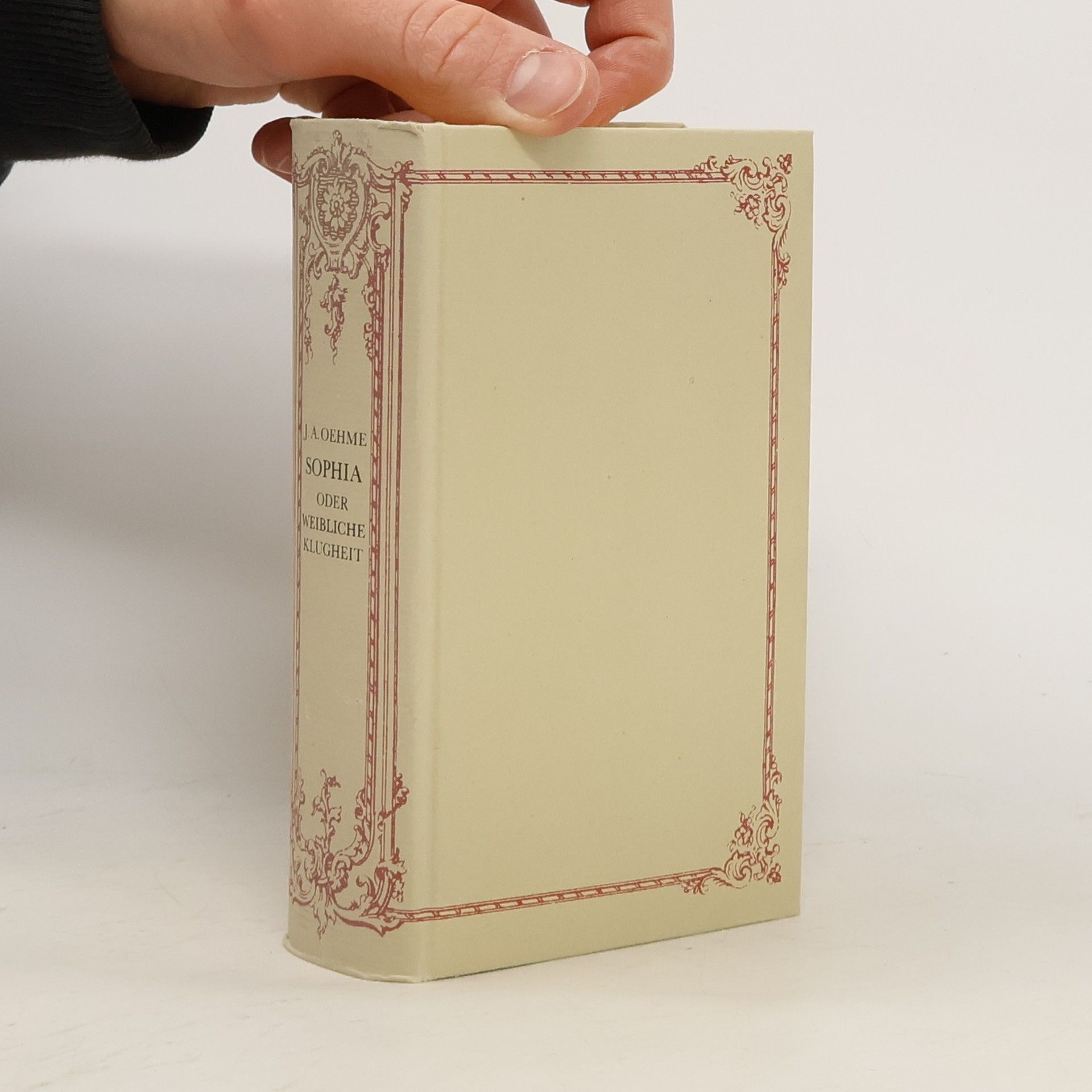 Johann August Oehme Sophia oder weibliche Klugheit