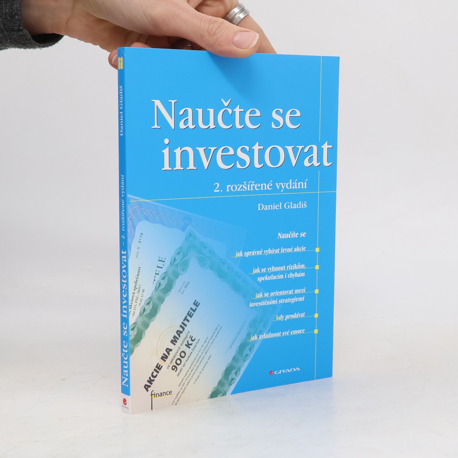 Daniel Gladiš Naučte se investovat, 2., rozšířené vydání