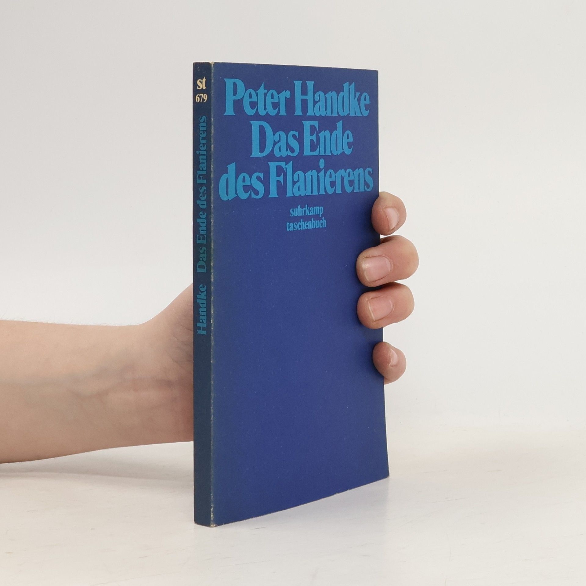 Peter Handke Das Ende des Flanierens