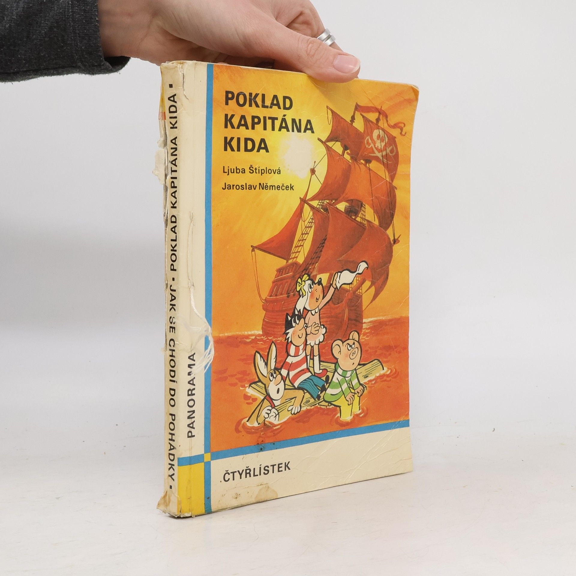 Jaroslav Němeček Čtyřlístek. Poklad kapitána Kida. Jak se chodí do pohádky