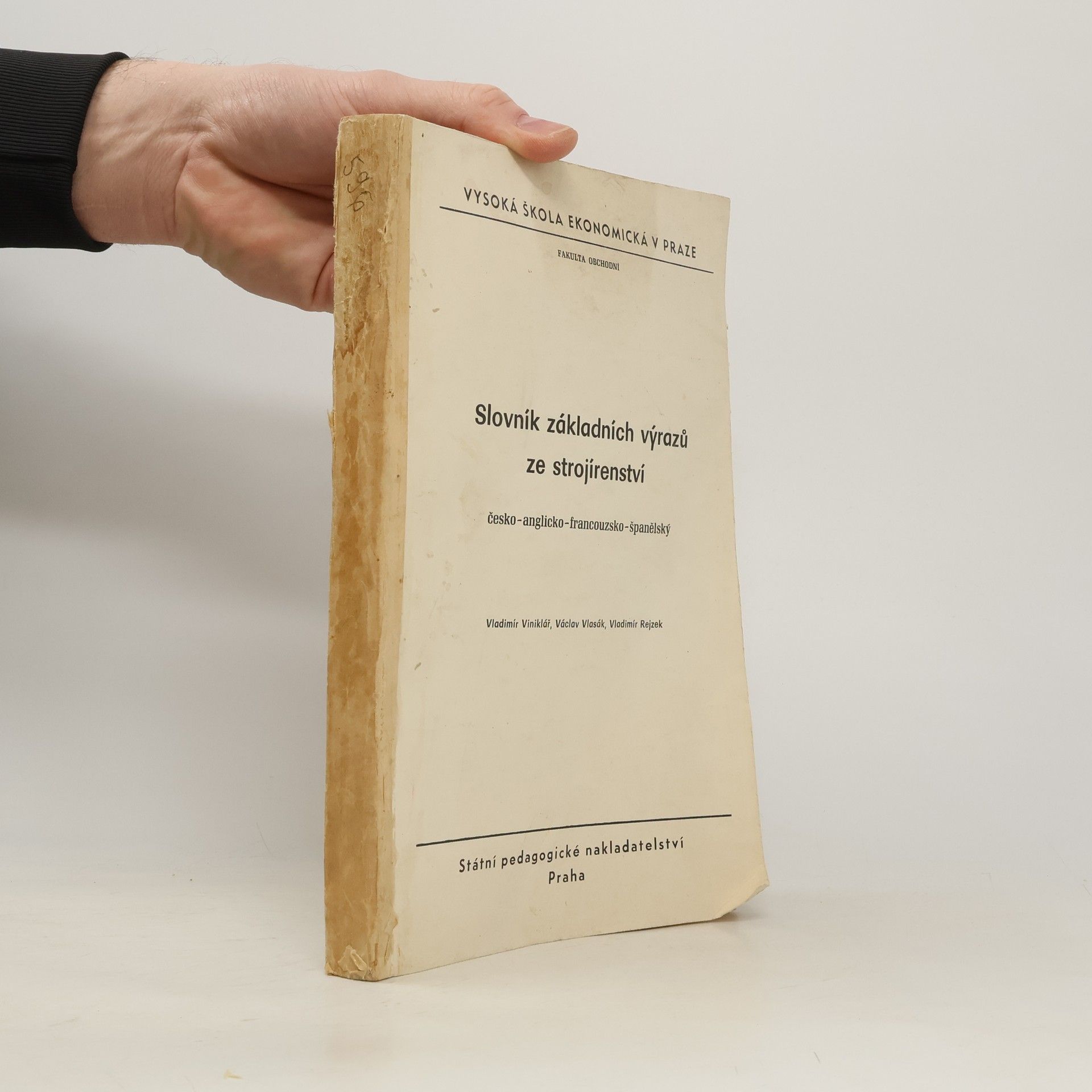 Vladimír Viniklář Slovník základních výrazů ze strojírenství