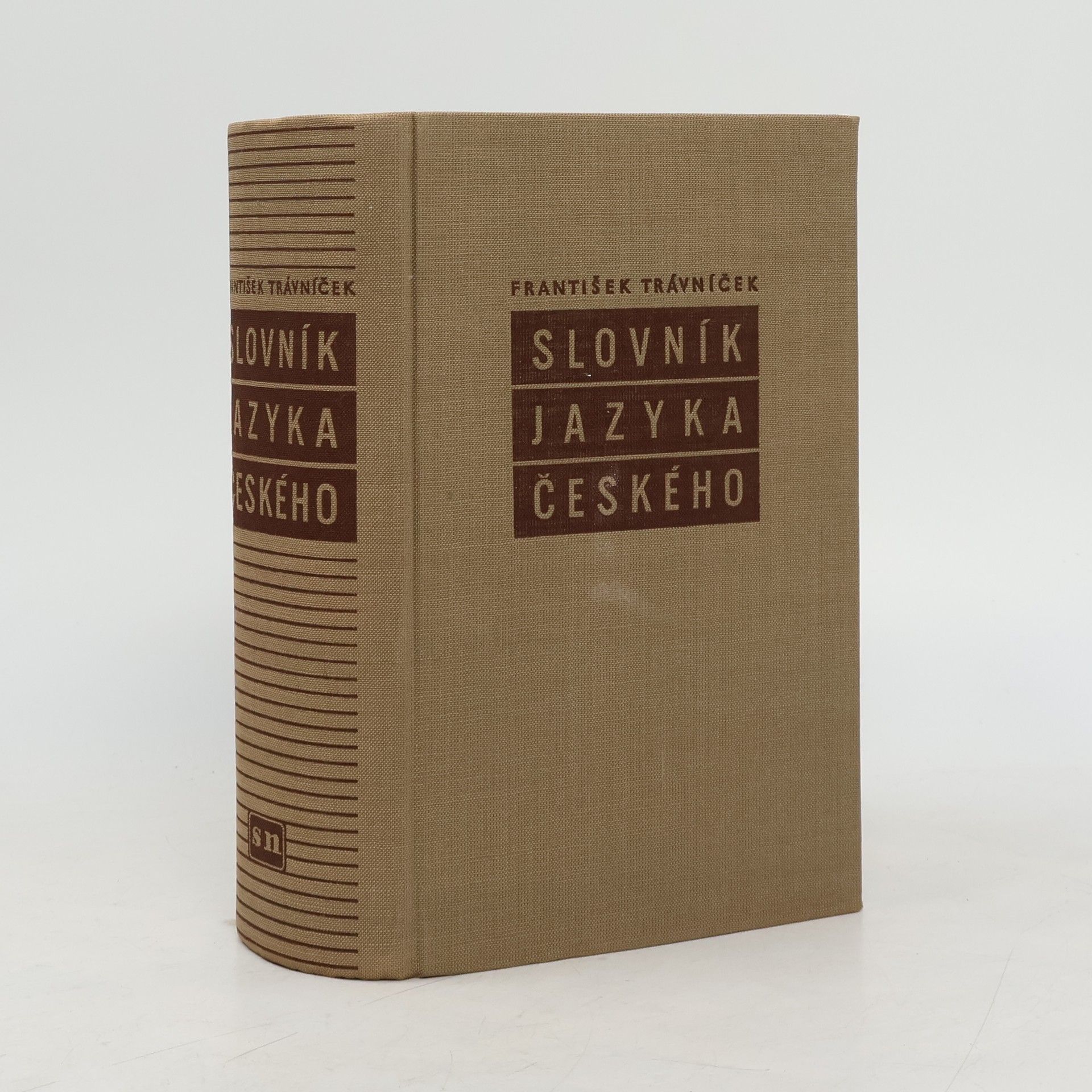 František Trávníček Slovník jazyka českého
