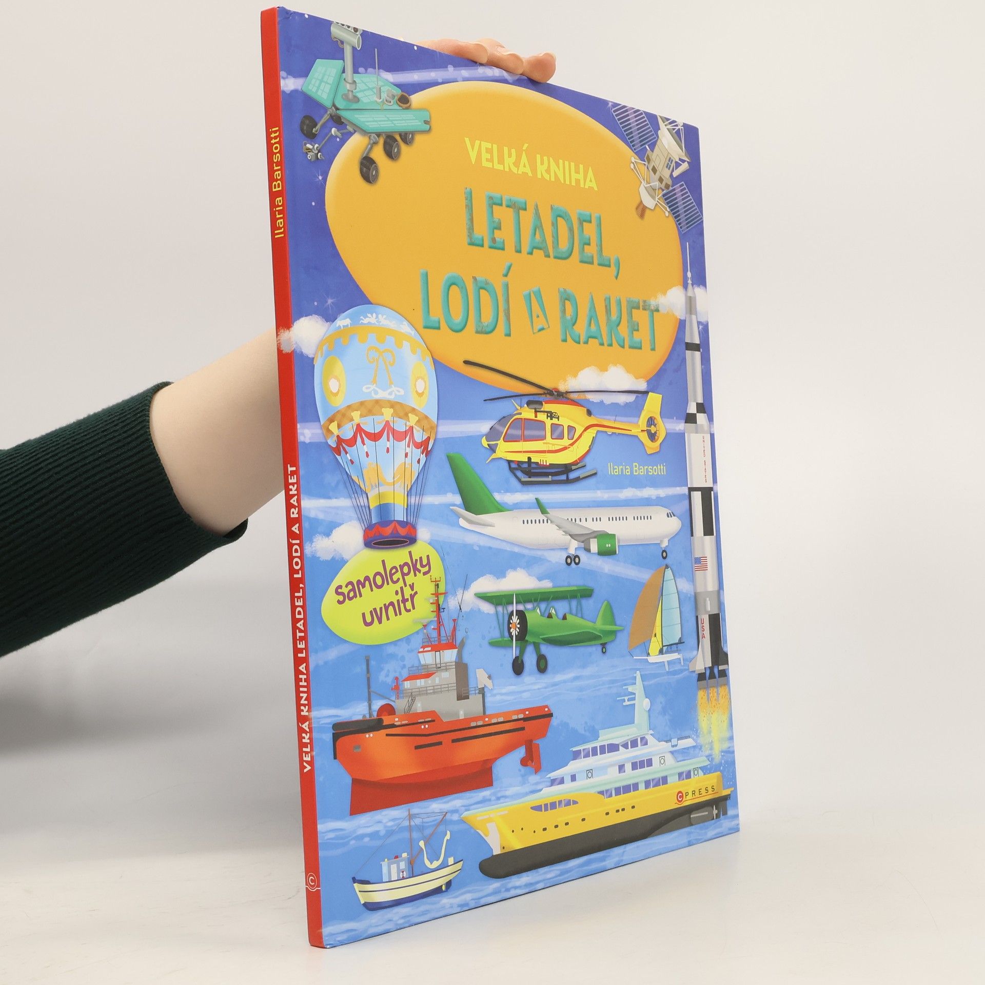 Ilaria Barsotti Velká kniha letadel, lodí a raket