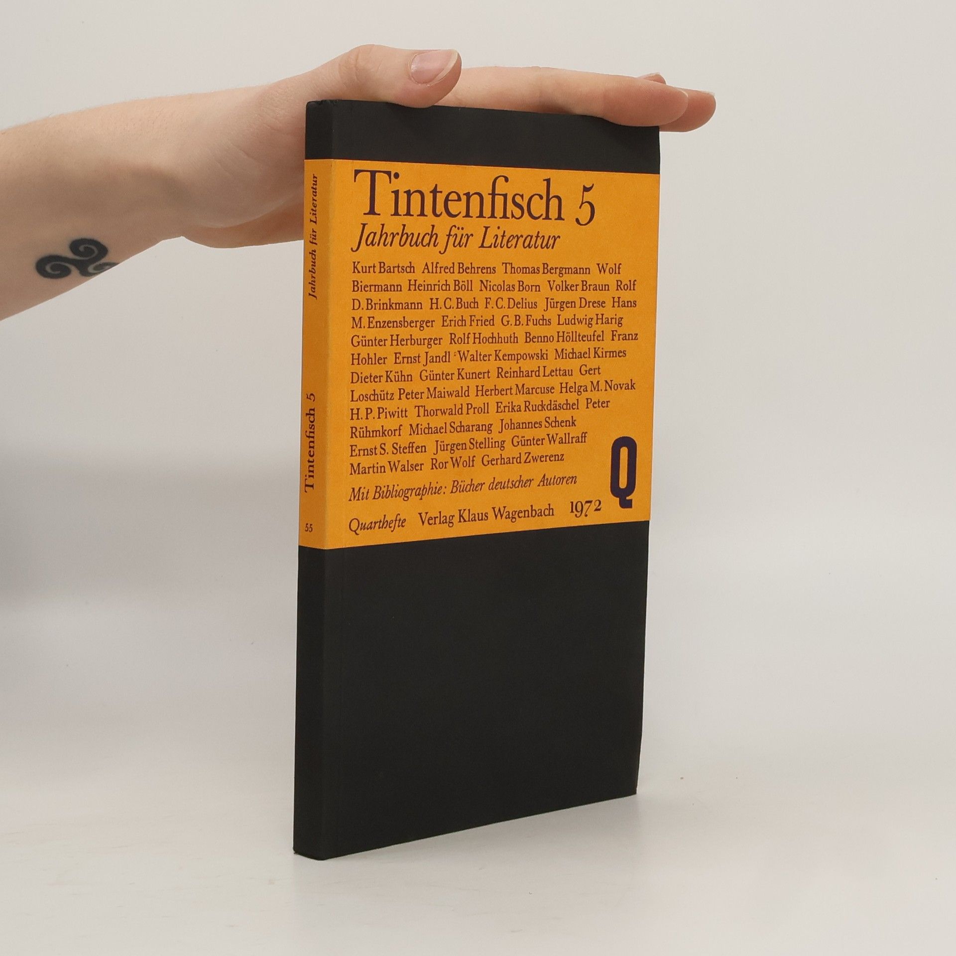 Michael Krüger Tintenfisch 5. Jahrbuch für Literatur