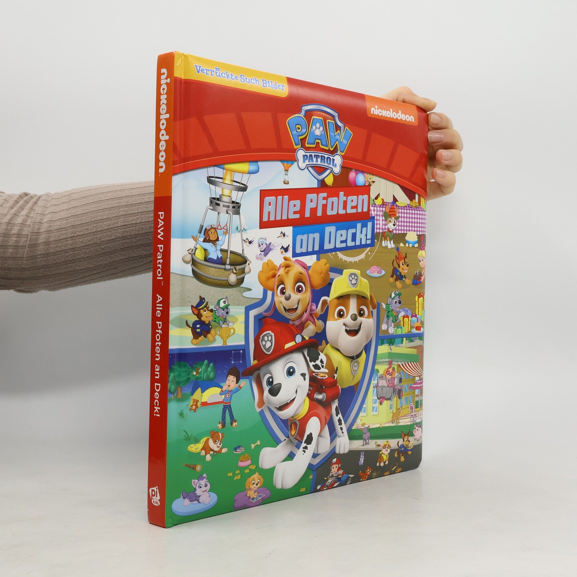 Autorenkollektiv PAW Patrol - Alle Pfoten an Deck! - Verrückte Such-Bilder, groß - Wimmelbuch - Pappbilderbuch mit wattiertem Umschlag