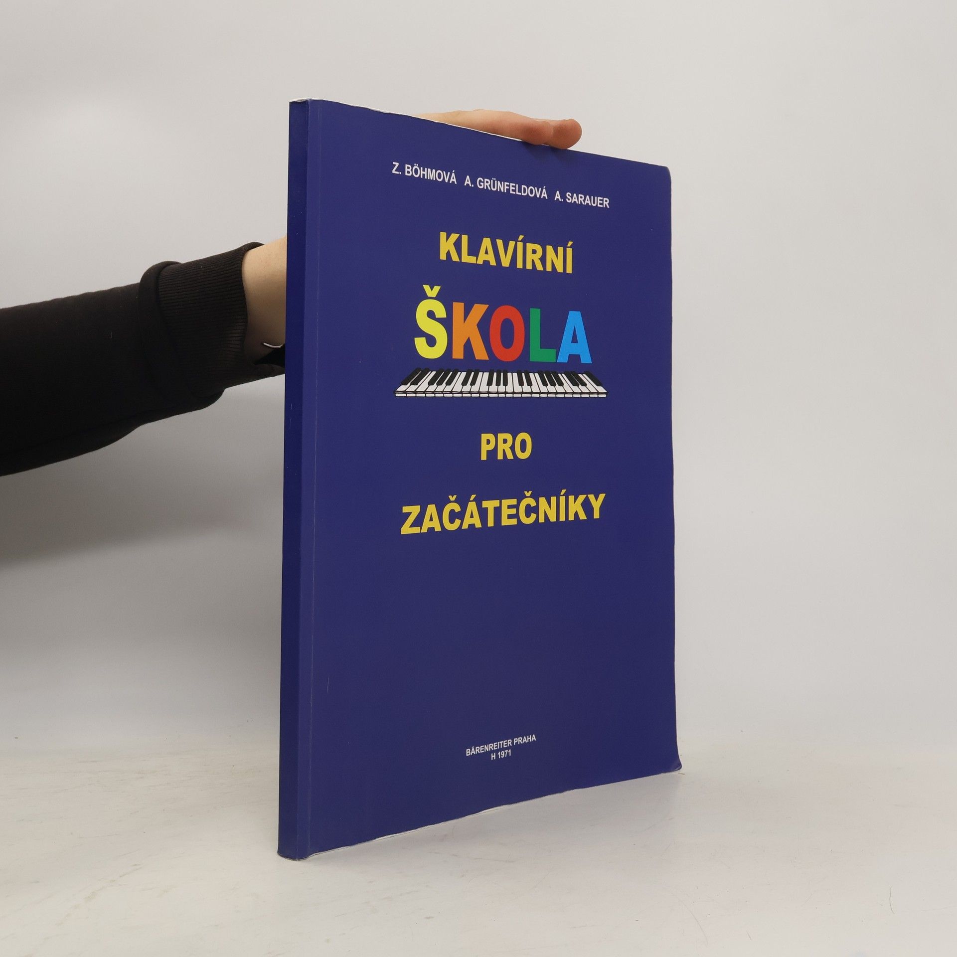 Zdeňka Bohmová Klavírní škola pro začátečníky