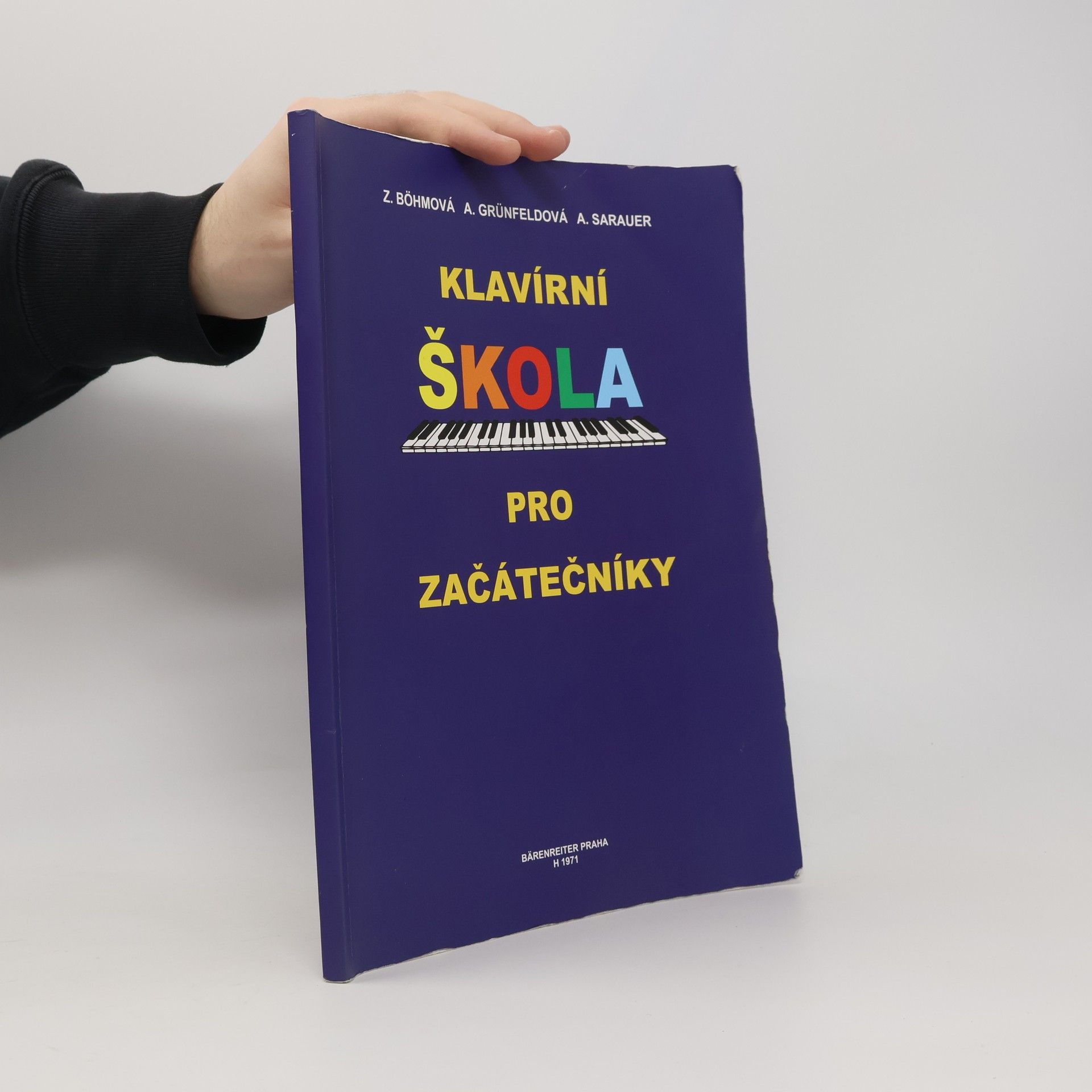 Zdeňka Bohmová Klavírní škola pro začátečníky