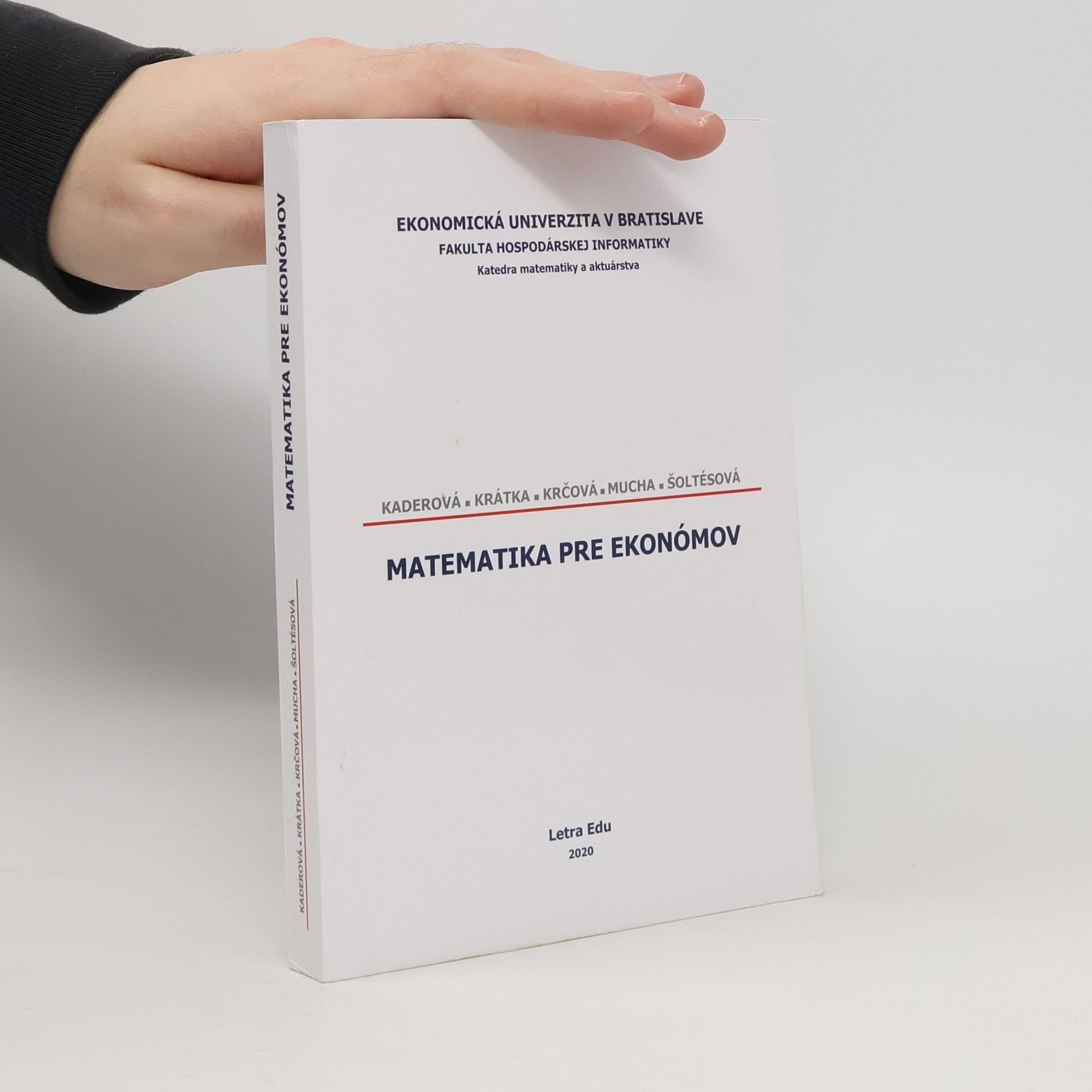 Autores varios Matematika pre ekonómov