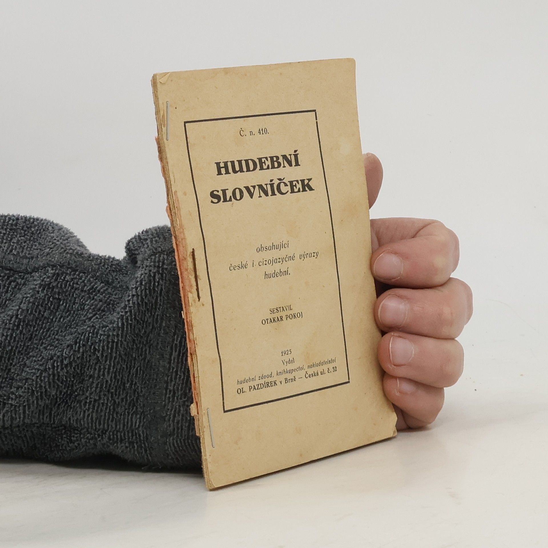 Otakar Pokoj Hudební slovníček
