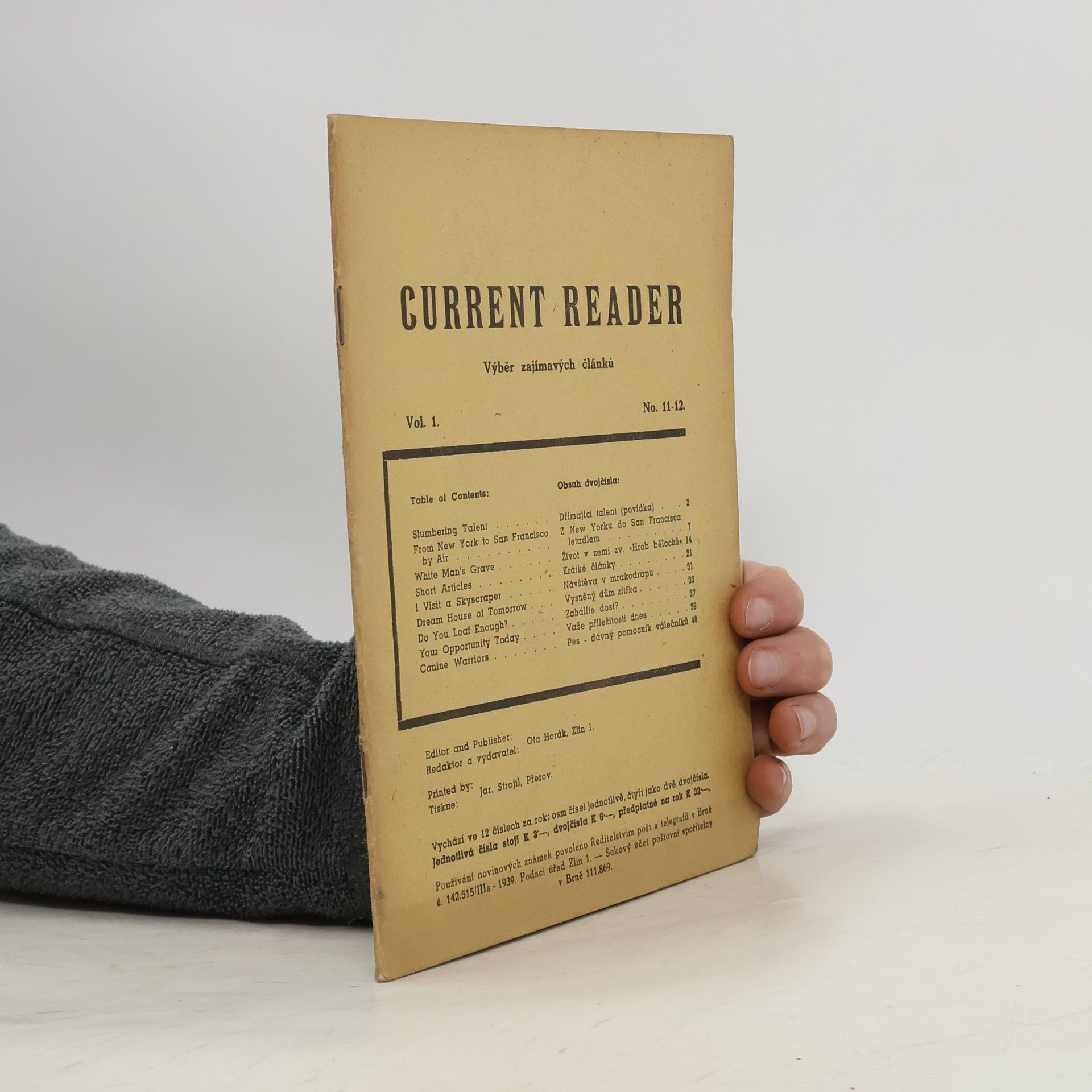 Various authors Current Reader Vol. 1. No. 11-12